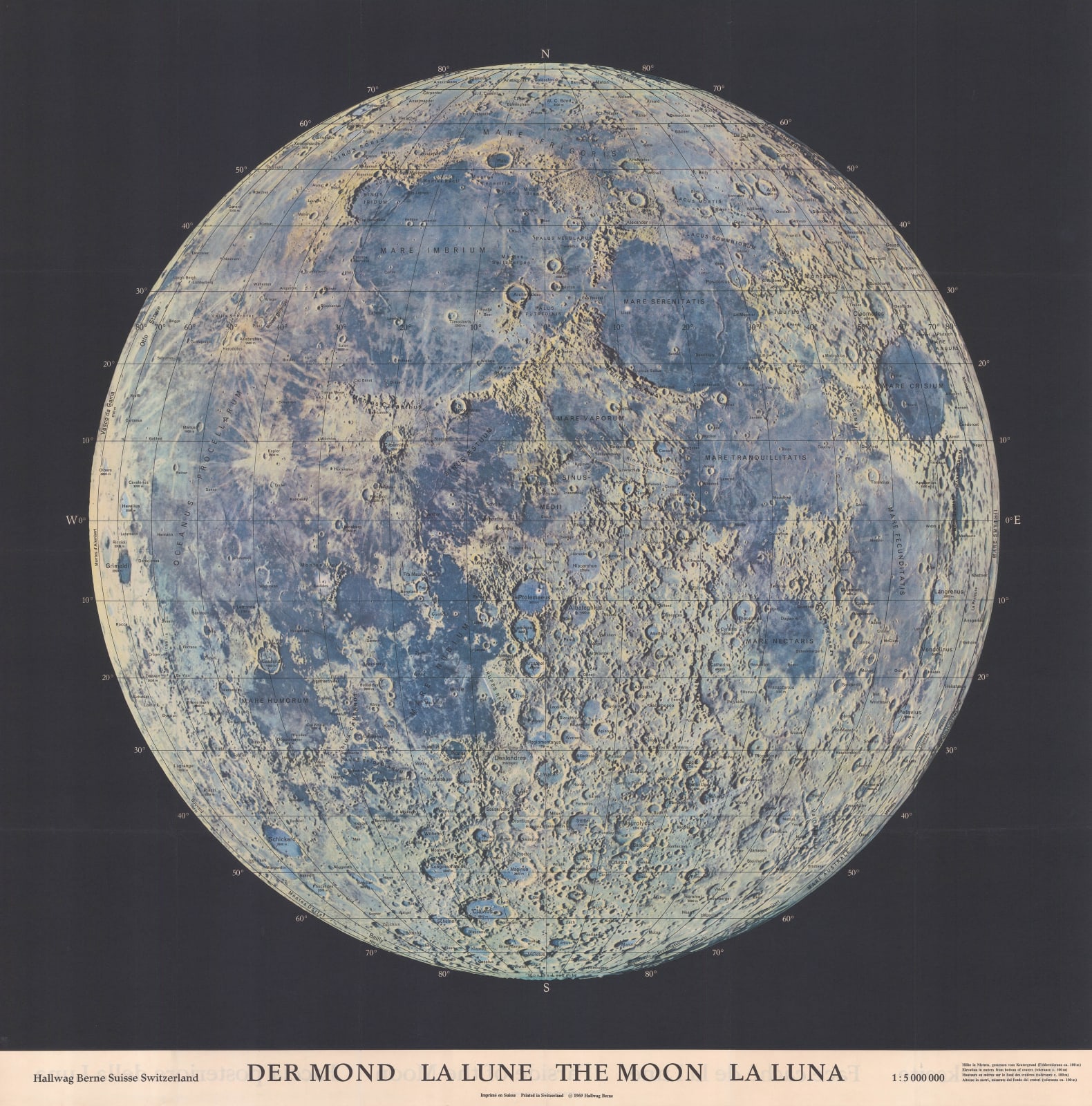 Hans Schwarzenbach, The Moon, 1967