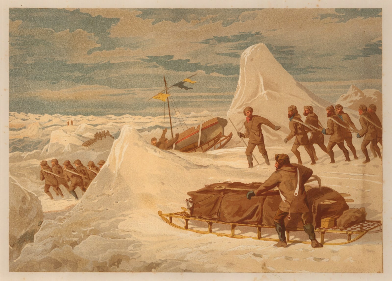 Edward Moss, Arctic - Expedition of H.M.S. Alert, 1880 c.