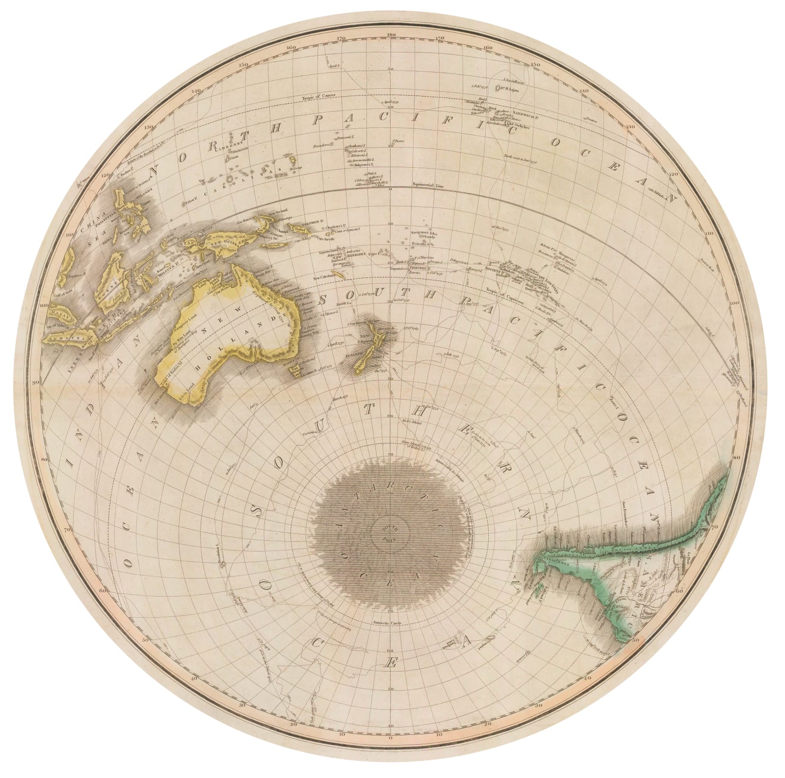 John Thomson, Northern and Southern Hemispheres, 1820 c.