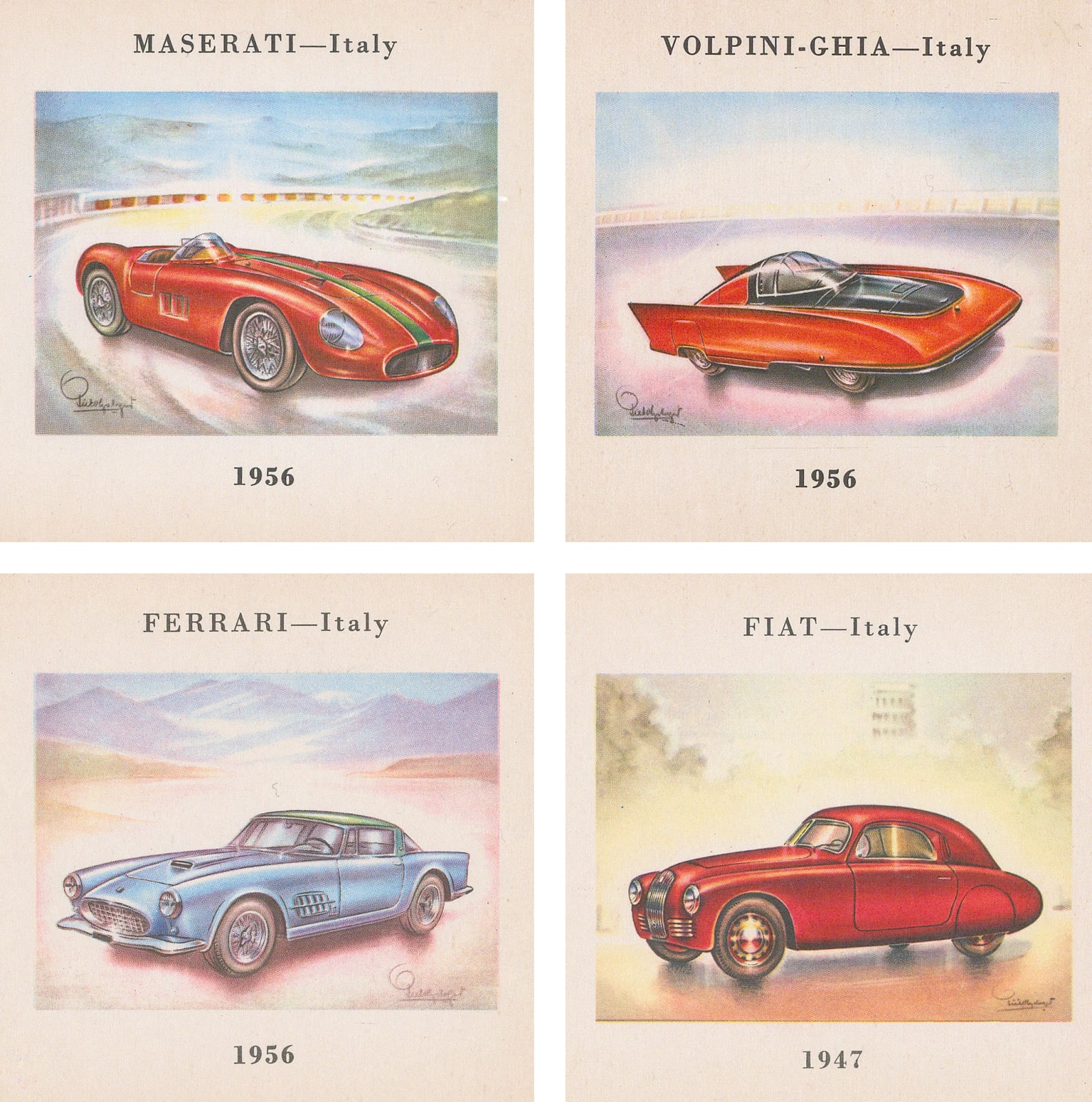 Anonymous, Automobiles - Italian cars, 1960 c.