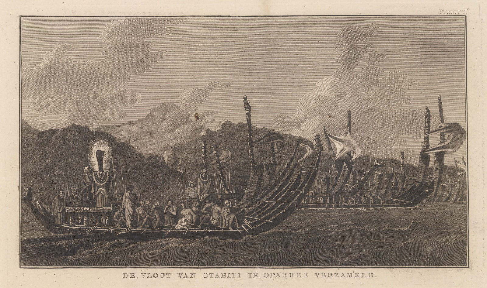 Cook's Voyages, Tahiti - Oparree (Pare), 1794