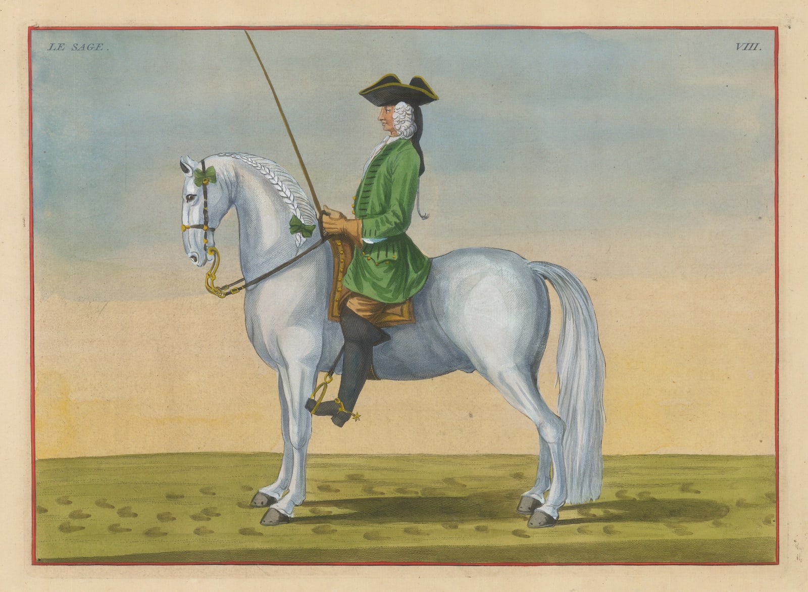 Baron Friedrich von Eisenberg, Horses - Dressage, 1727