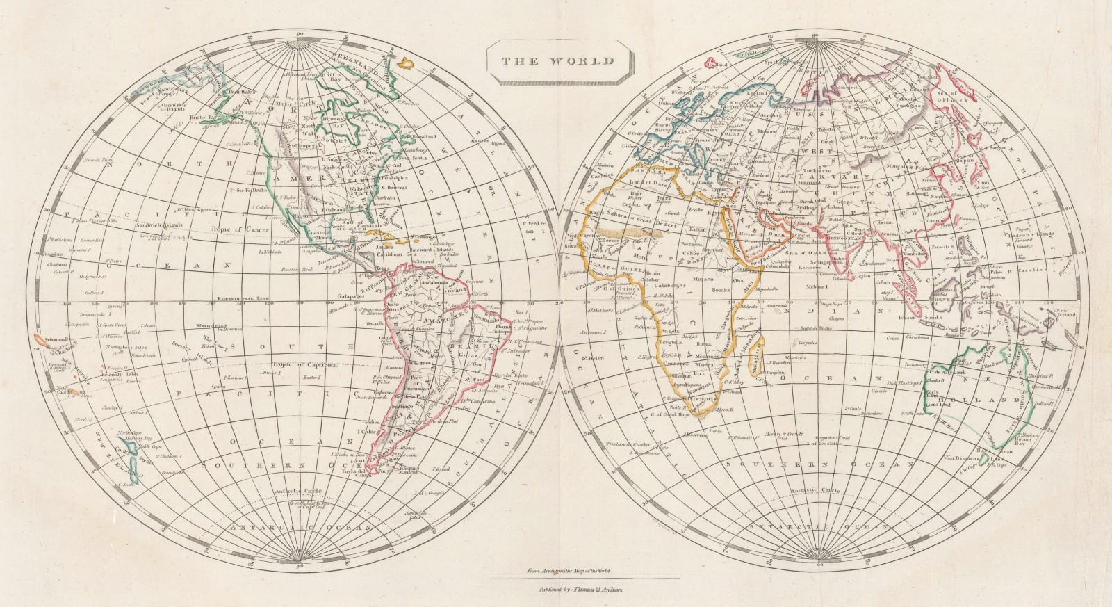 Thomas and Andrews, The World, 1805