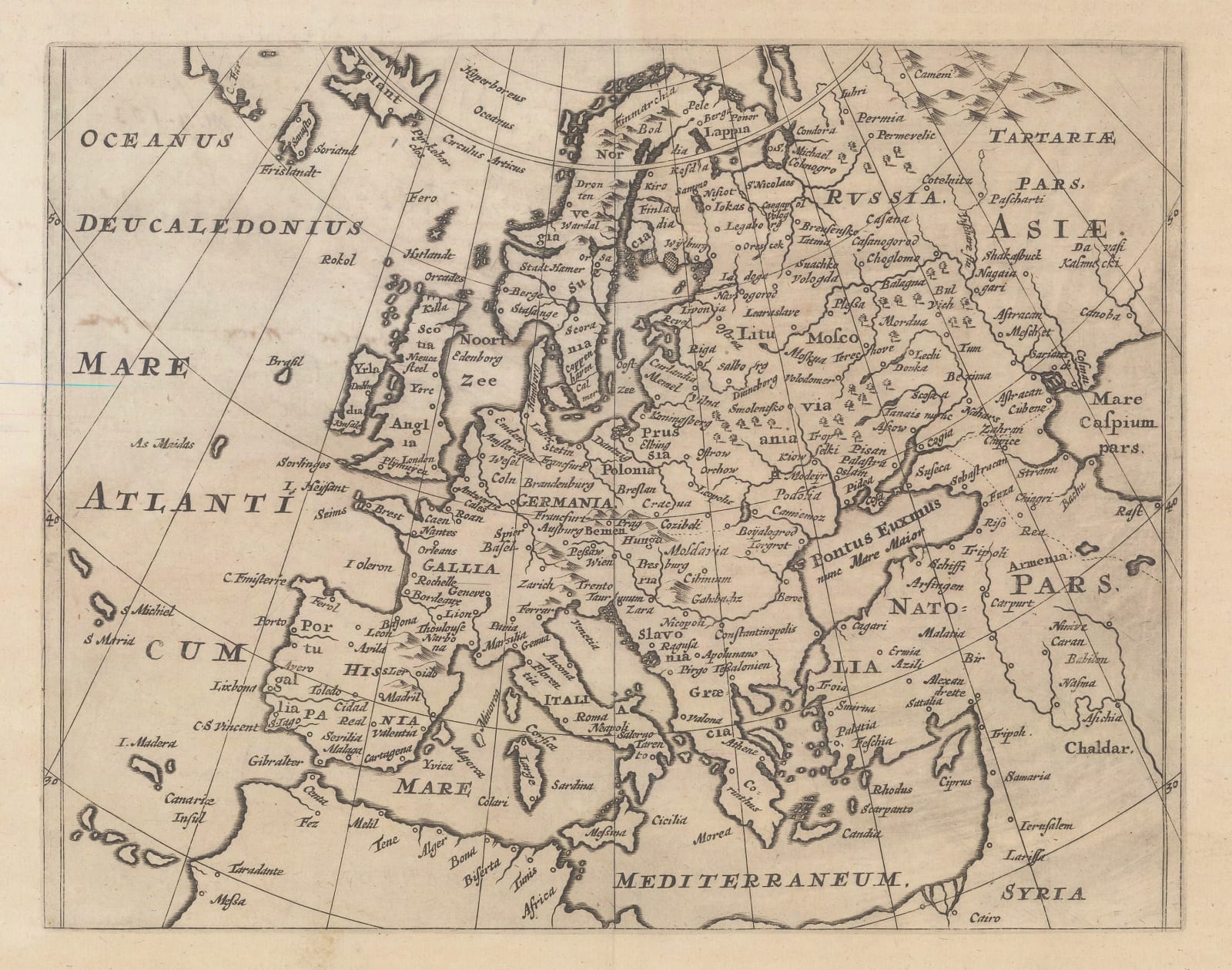 Nicolas Sanson, Europe, 1679