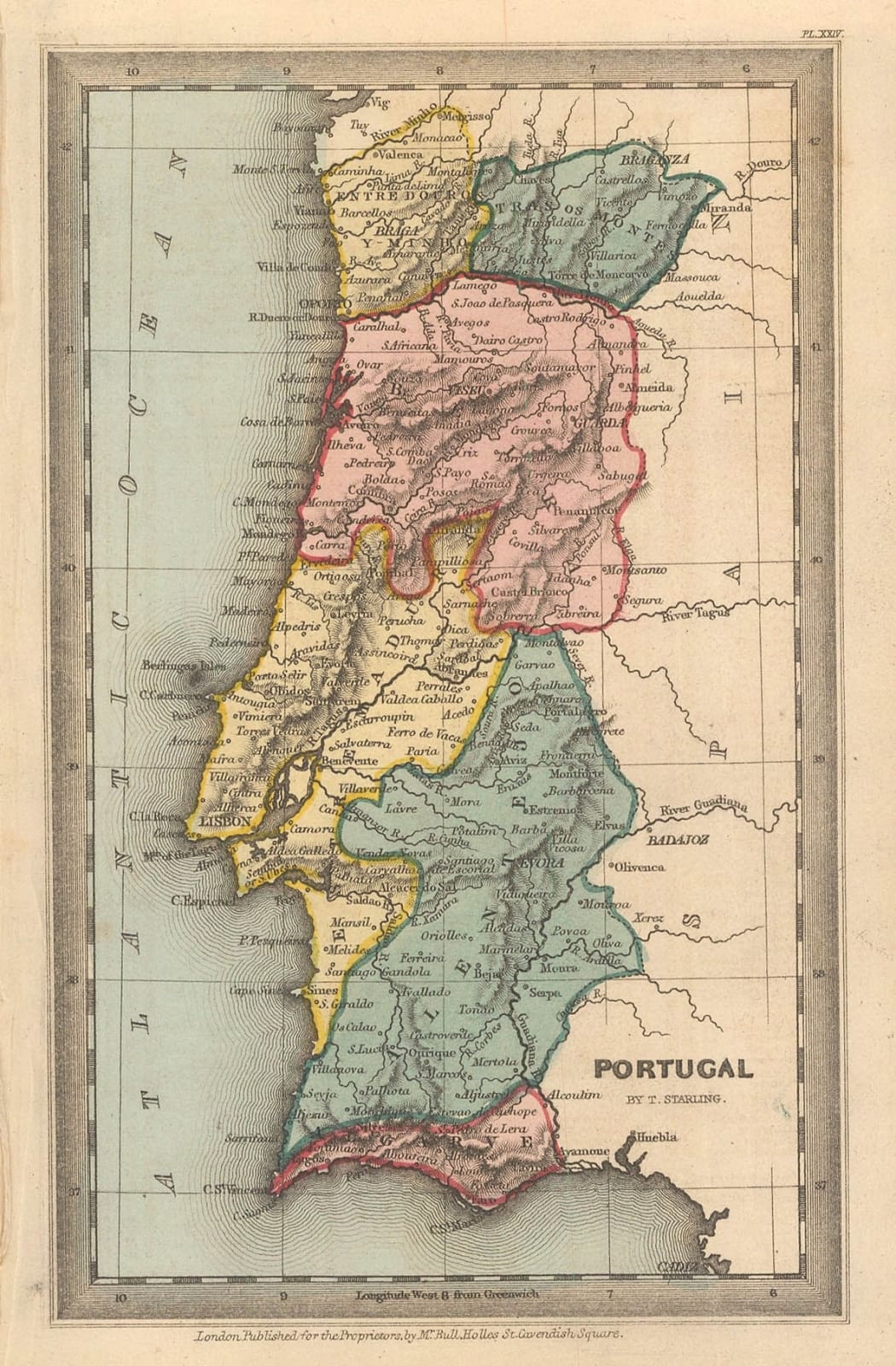 Thomas Starling, Portugal, 1830