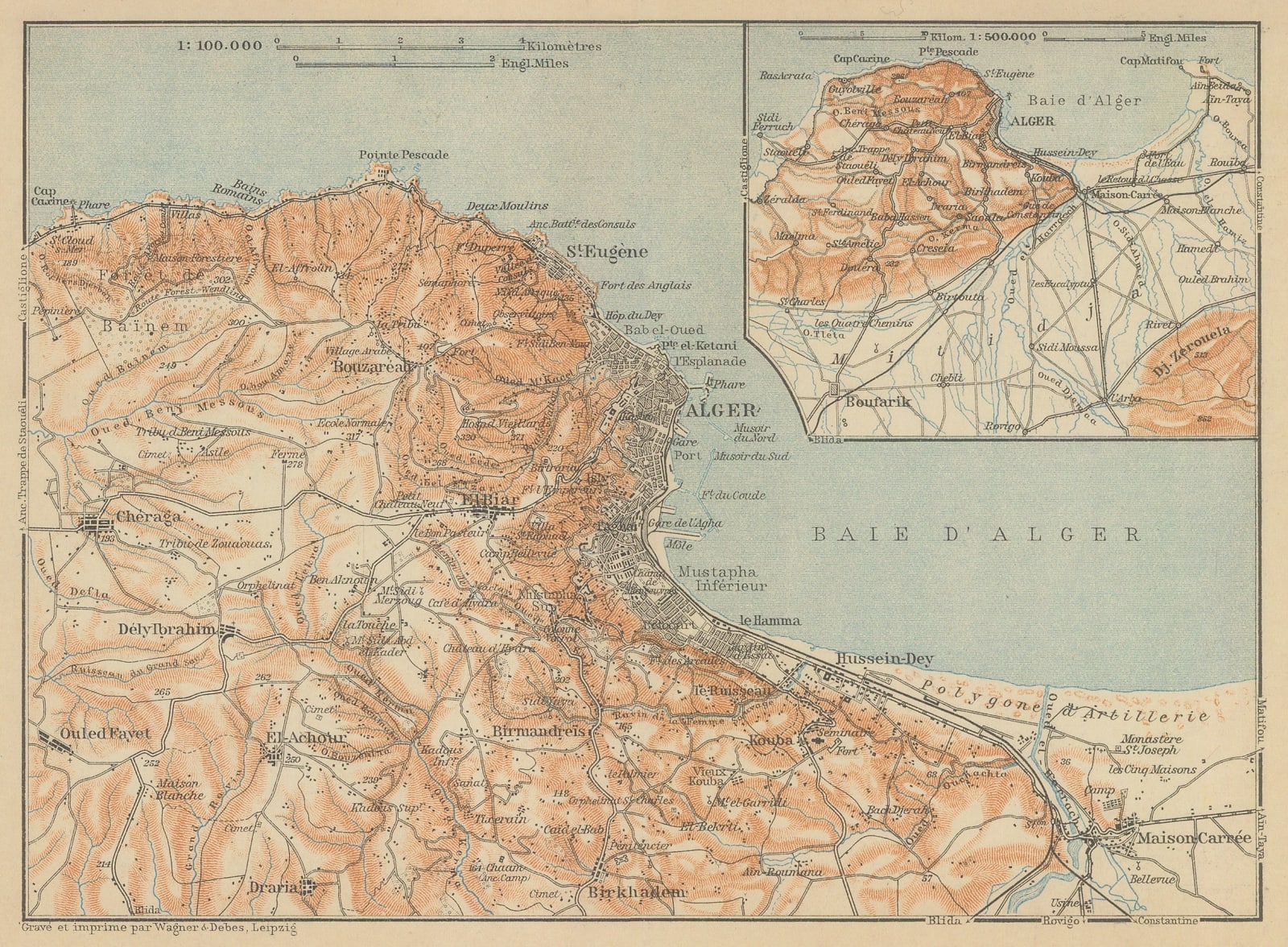 Karl Baedeker, Algiers, 1911