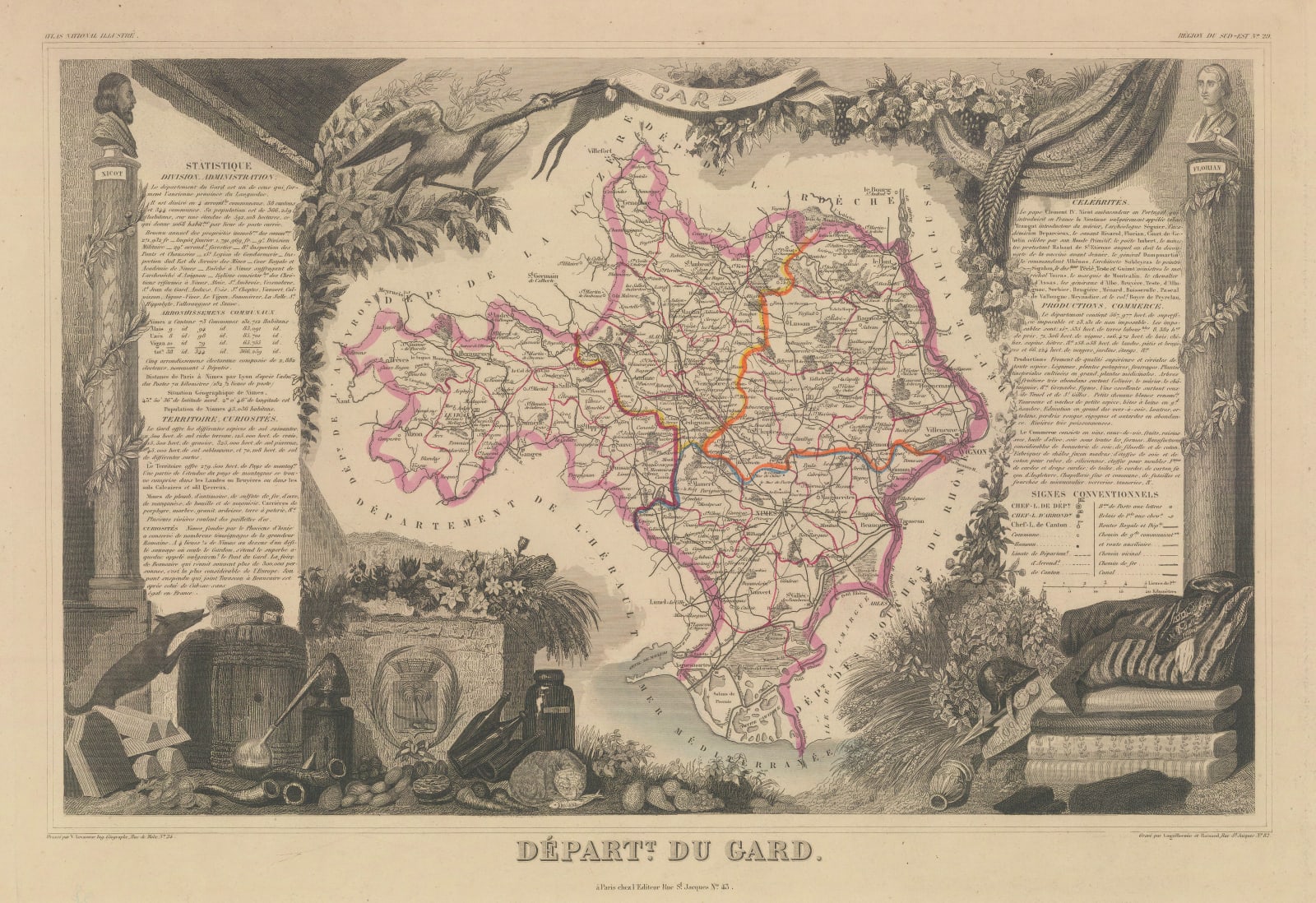 Victor Levasseur, Gard, 1847