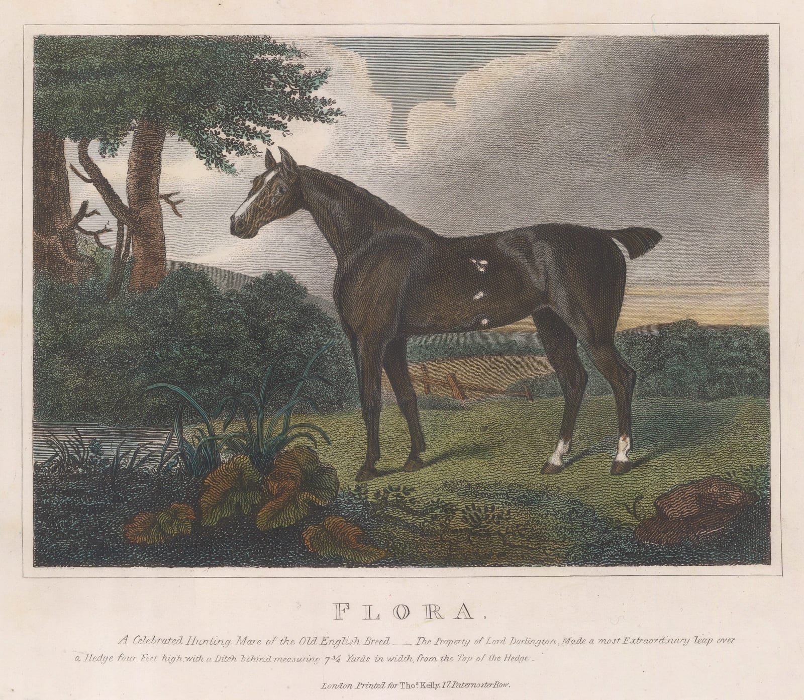 Richard Lawrence, Hunting - Flora, 1823 c.