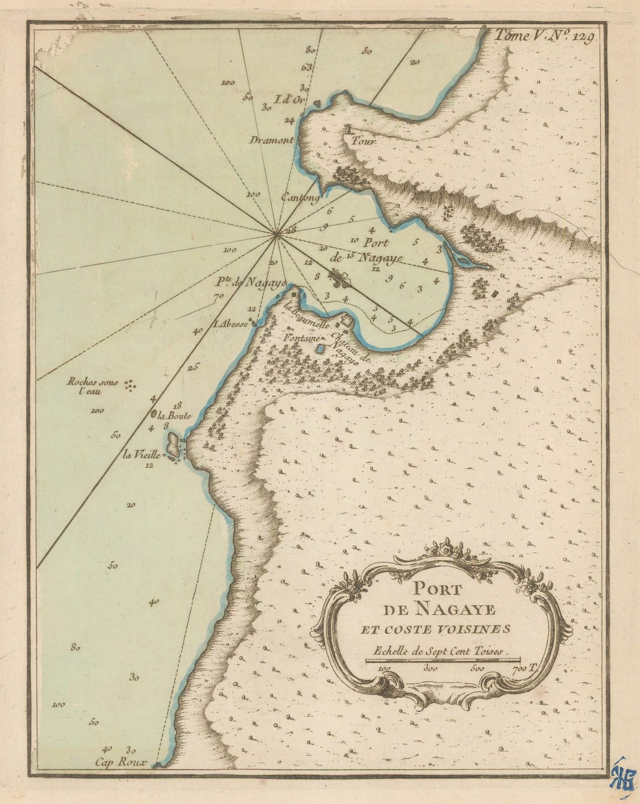 Jacques-Nicolas Bellin, Agay, Provence, 1764