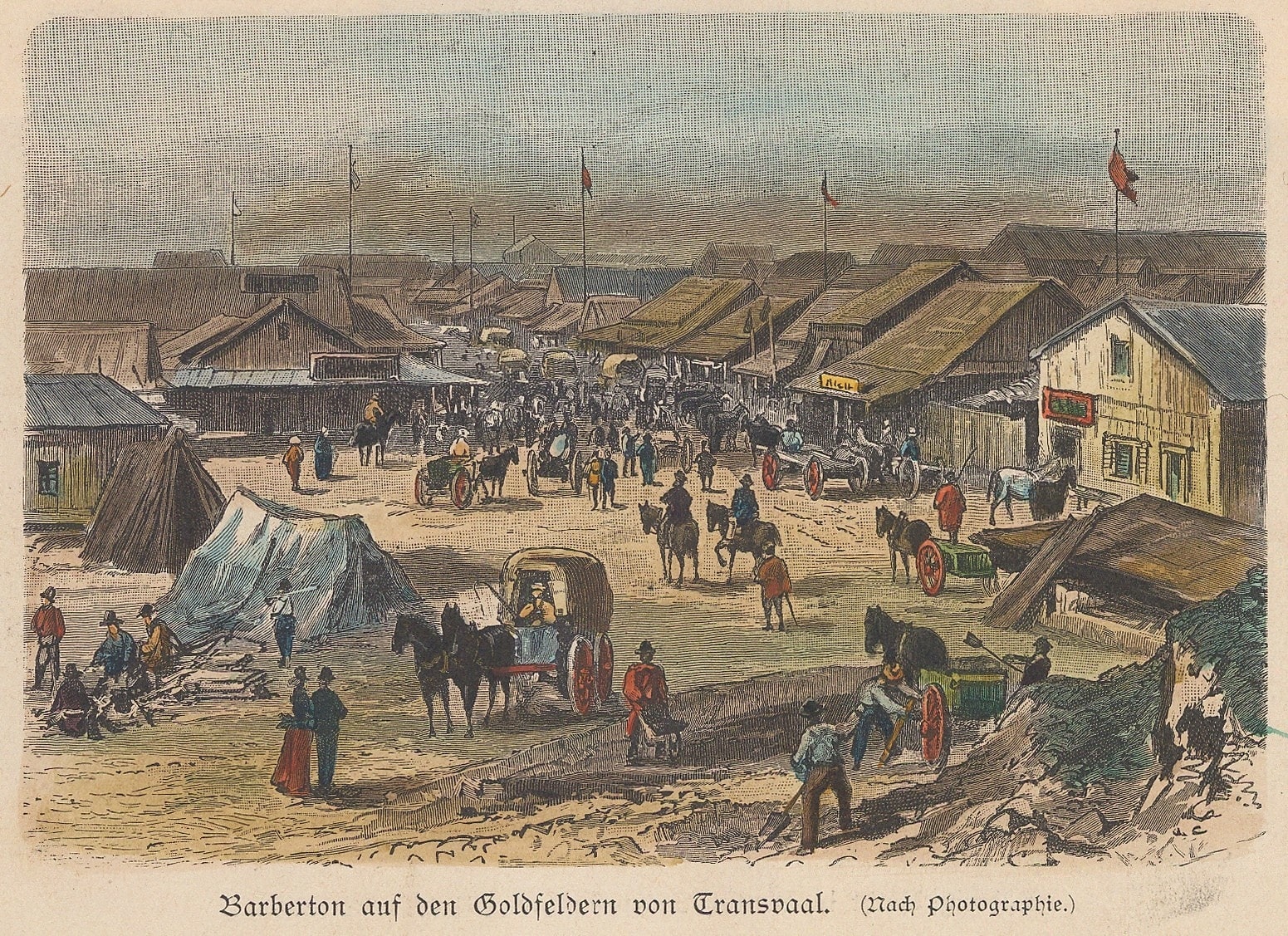 Geiltbeck, South Africa - Transvaal, Gold Mining, 1897