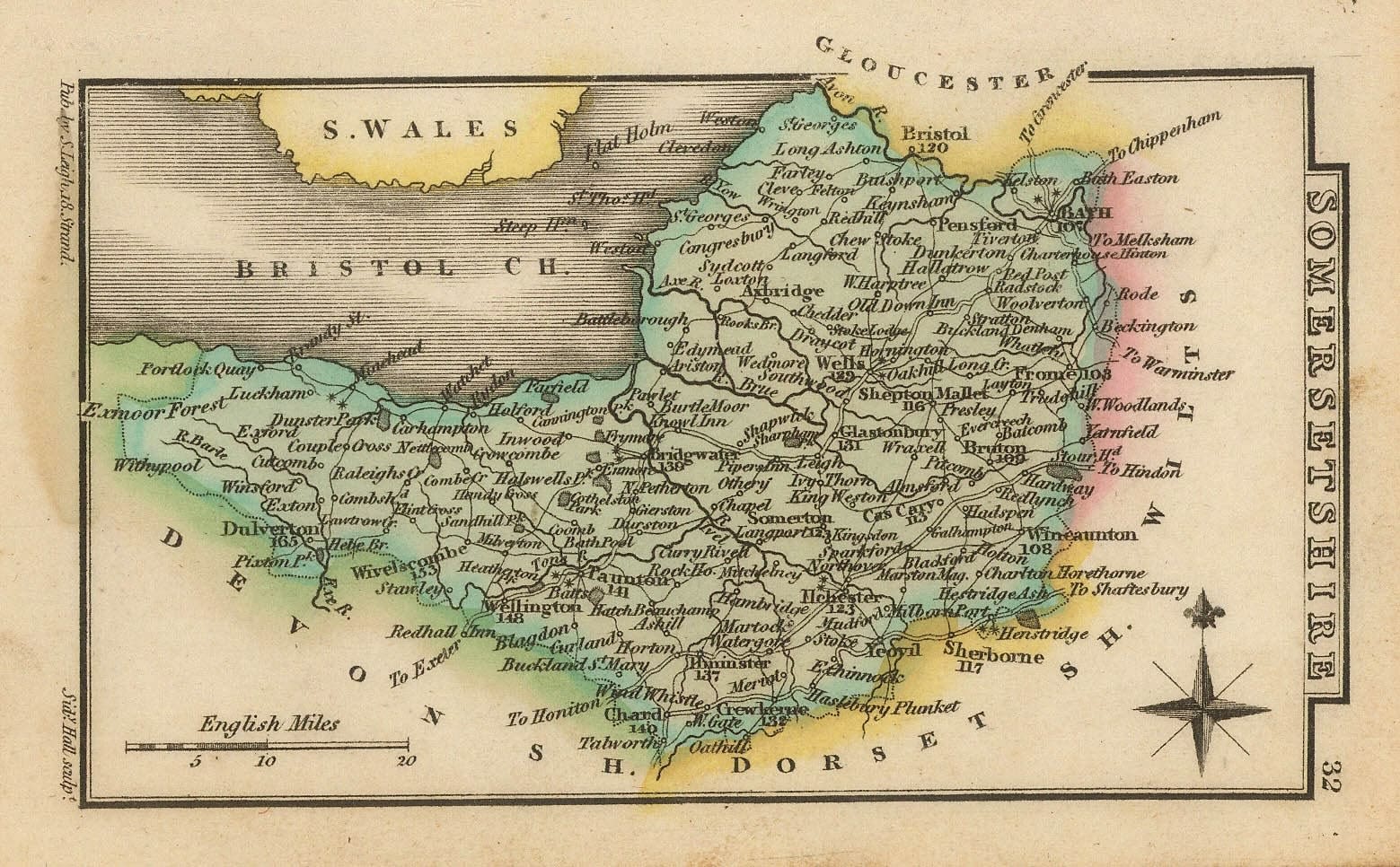 Sidney Hall, Somersetshire, 1820