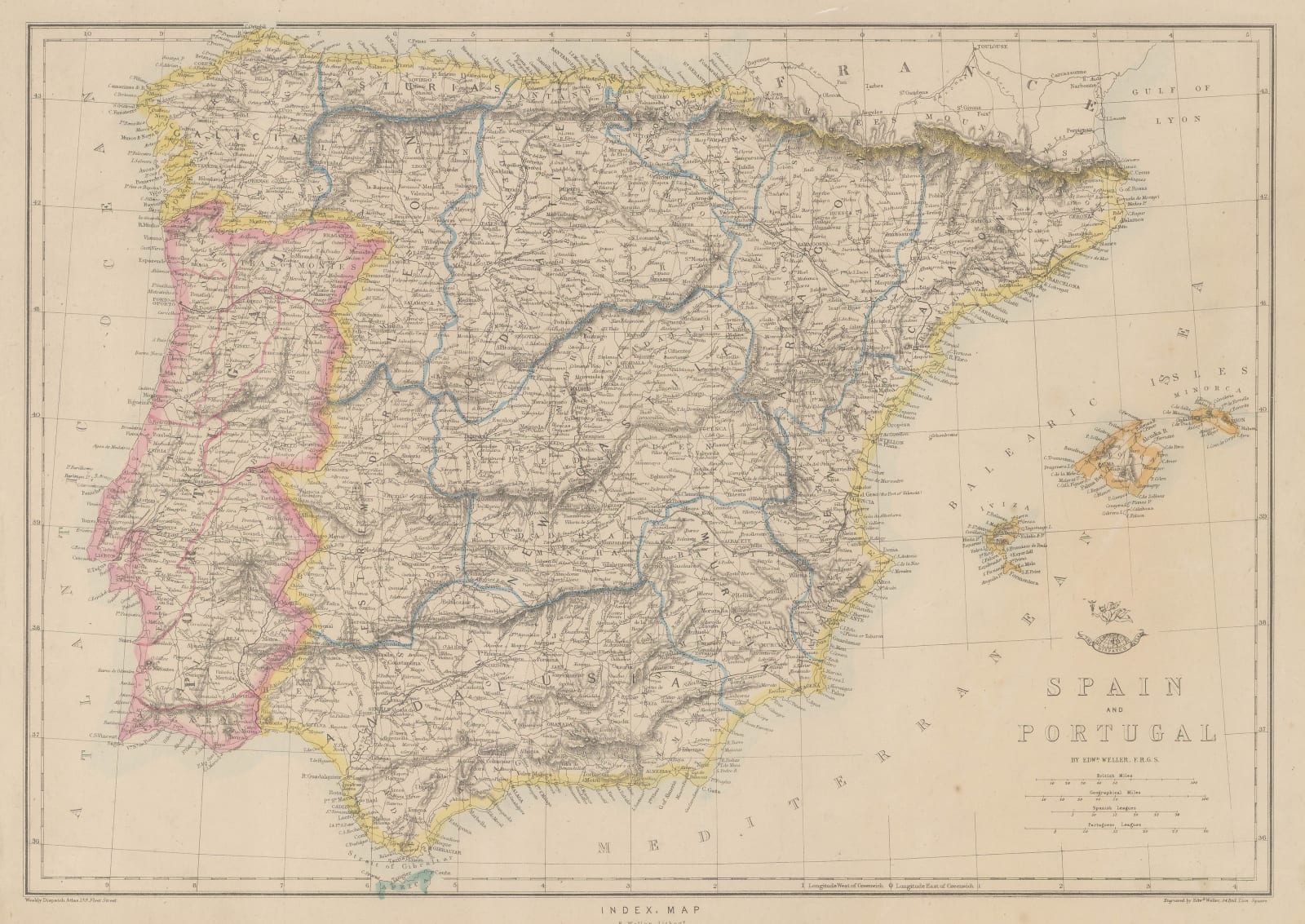 Edward Weller, Spain and Portugal, 1863