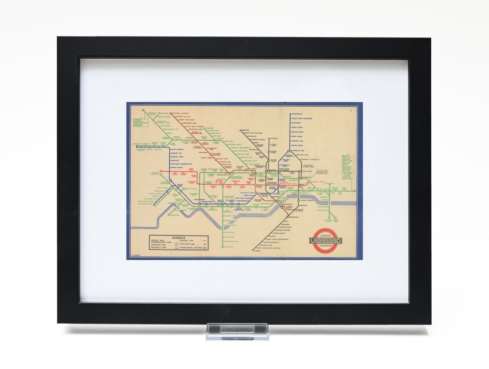 Harry Beck, London Underground Map, 1938