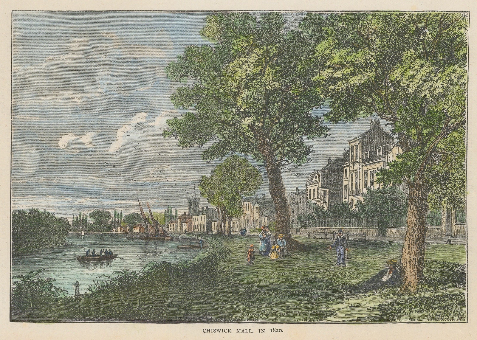 Old & New, London - Chiswick Mall, 1880 c.