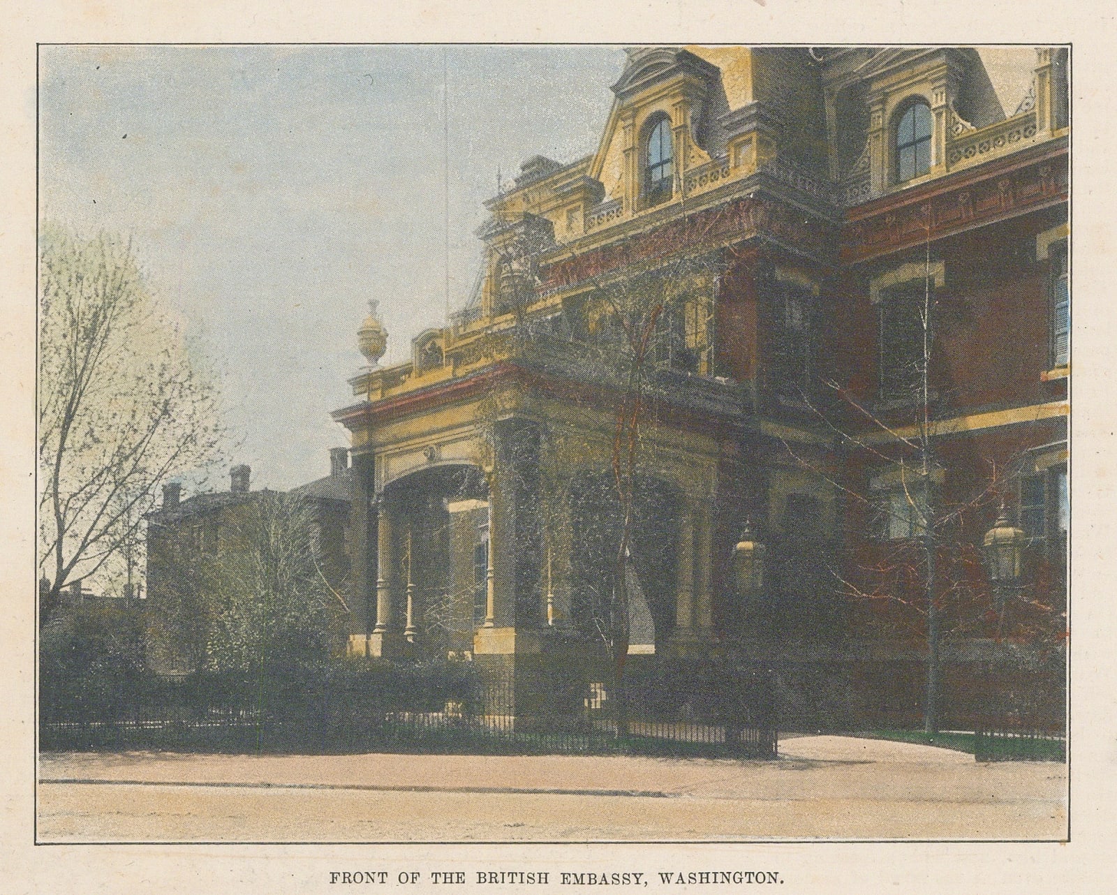 Illustrated London News (ILN), Washington D.C. - British Embassy, 1897