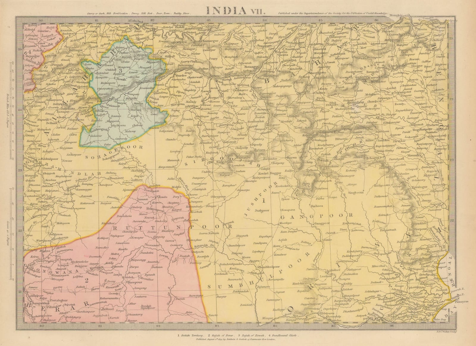 Society for the Diffusion of Useful Knowledge (SDUK), Eastern India, 1832