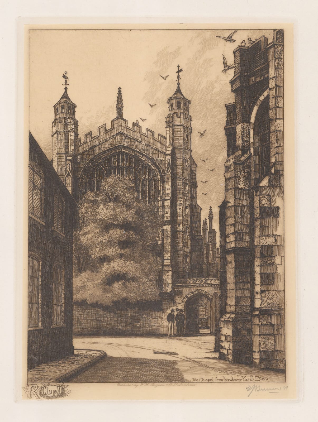 Edward Burrow, Eton College - Chapel, 1901