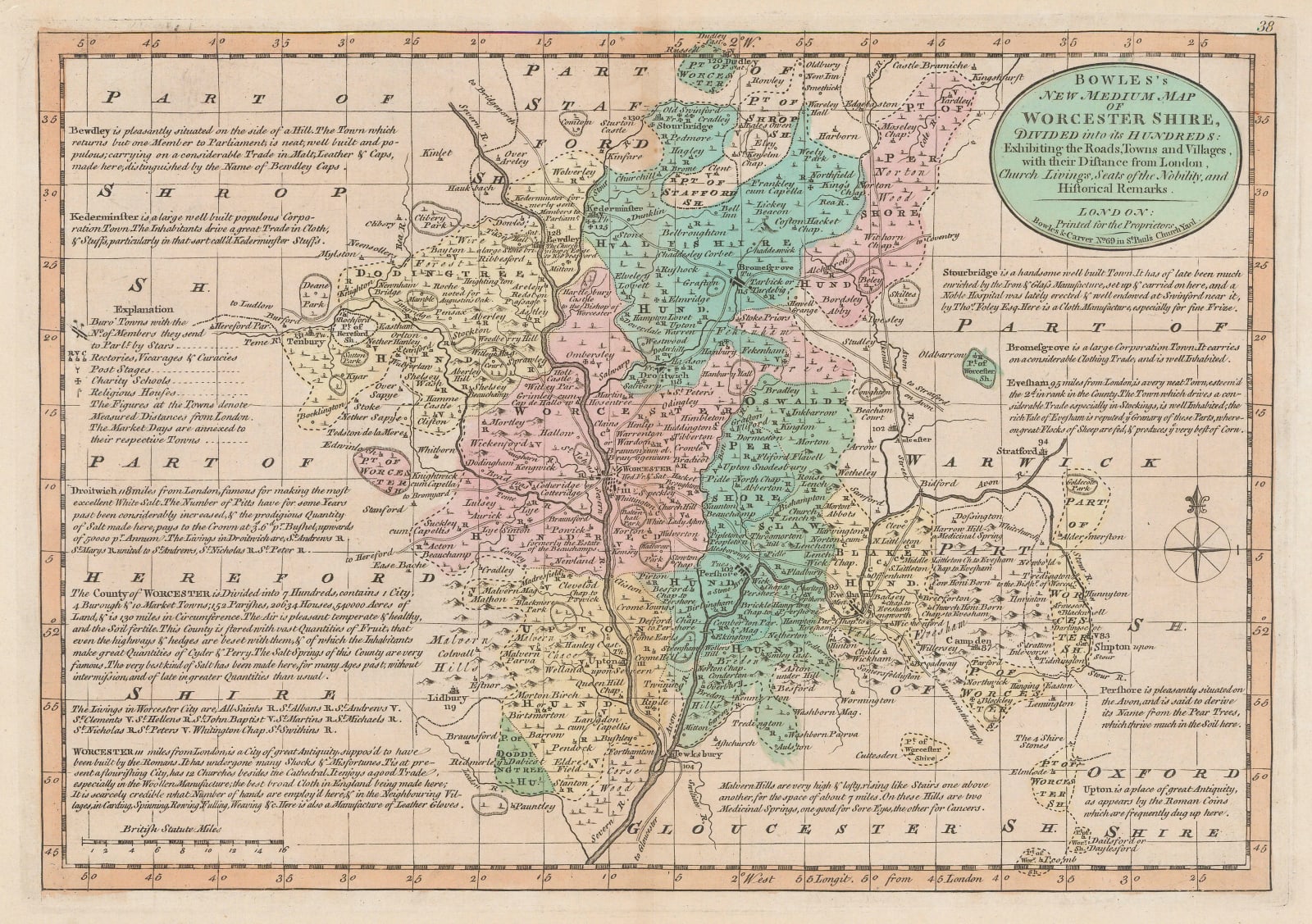 Bowles & Carver, Worcestershire, 1785 c