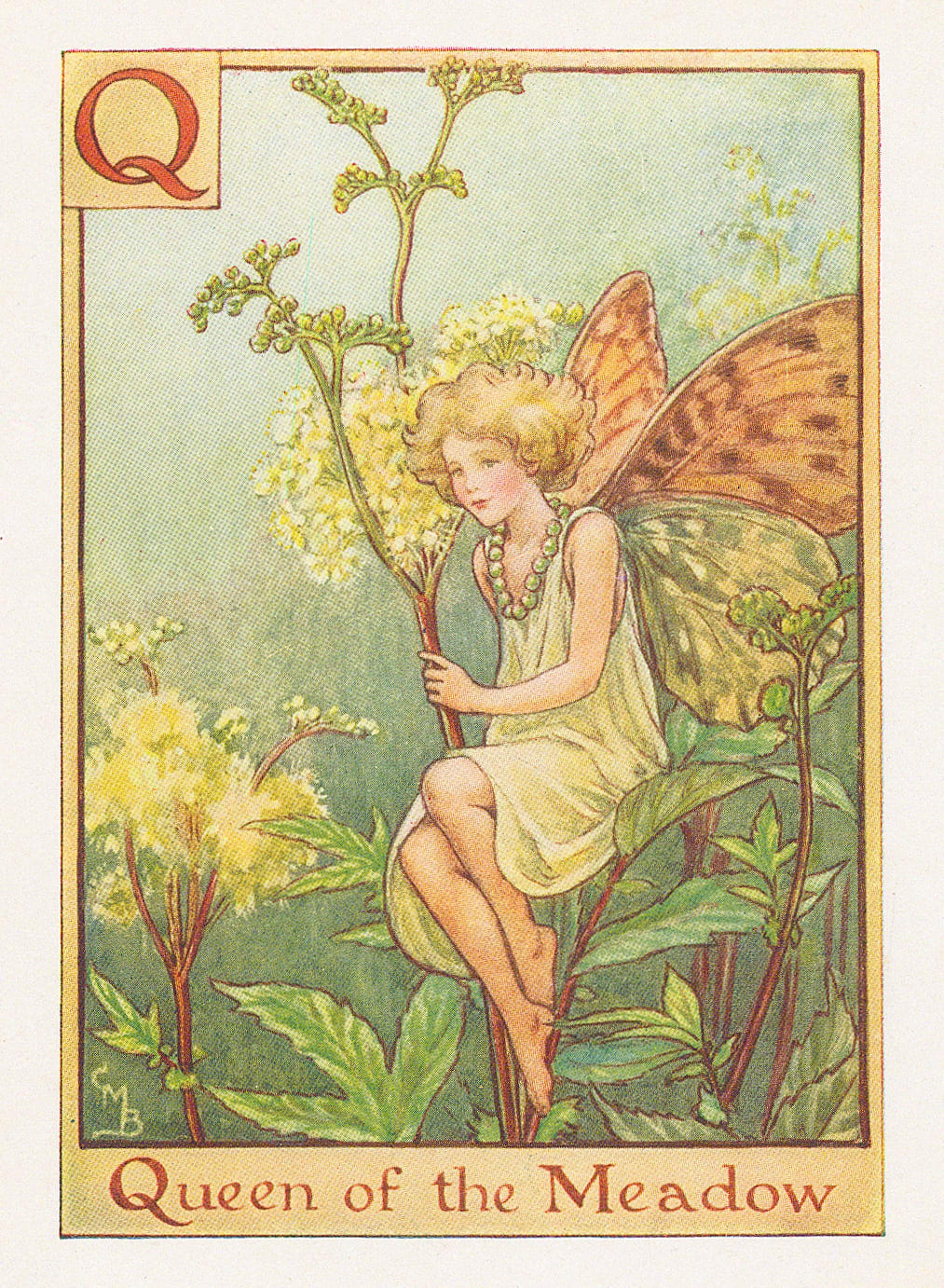 Cicely Mary Barker, Fairies - Queen of the Meadow Fairy, 1934