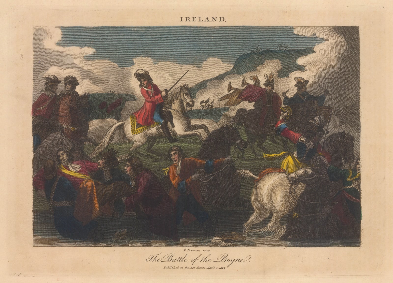 John Wilkes, British Army - Battle of the Boyne, 1812