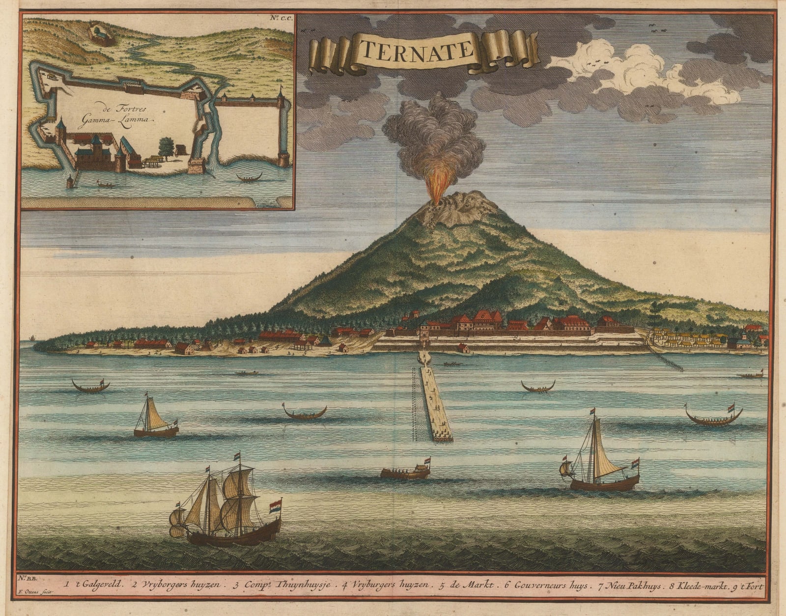 François Valentyn, Indonesia - Moluccas, Ternate, 1726