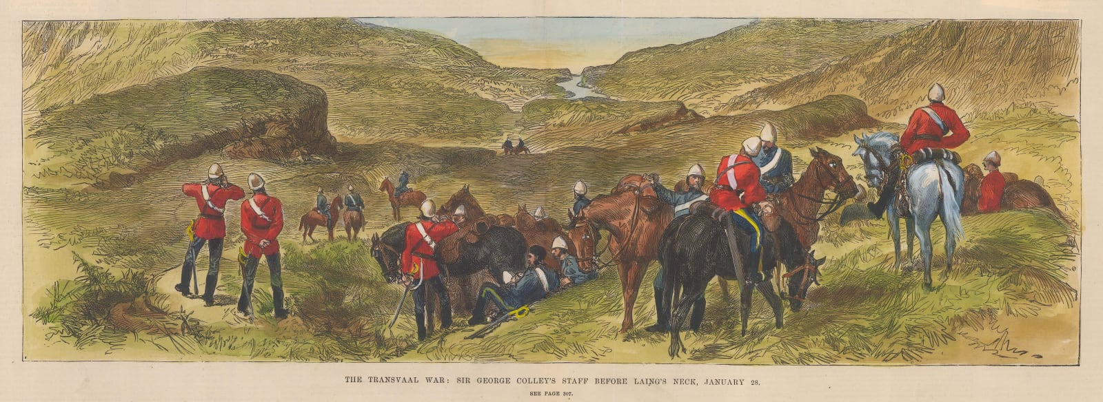 Illustrated London News (ILN), British Army - First Anglo-Boer War, Battle of Laings Neck, 1881