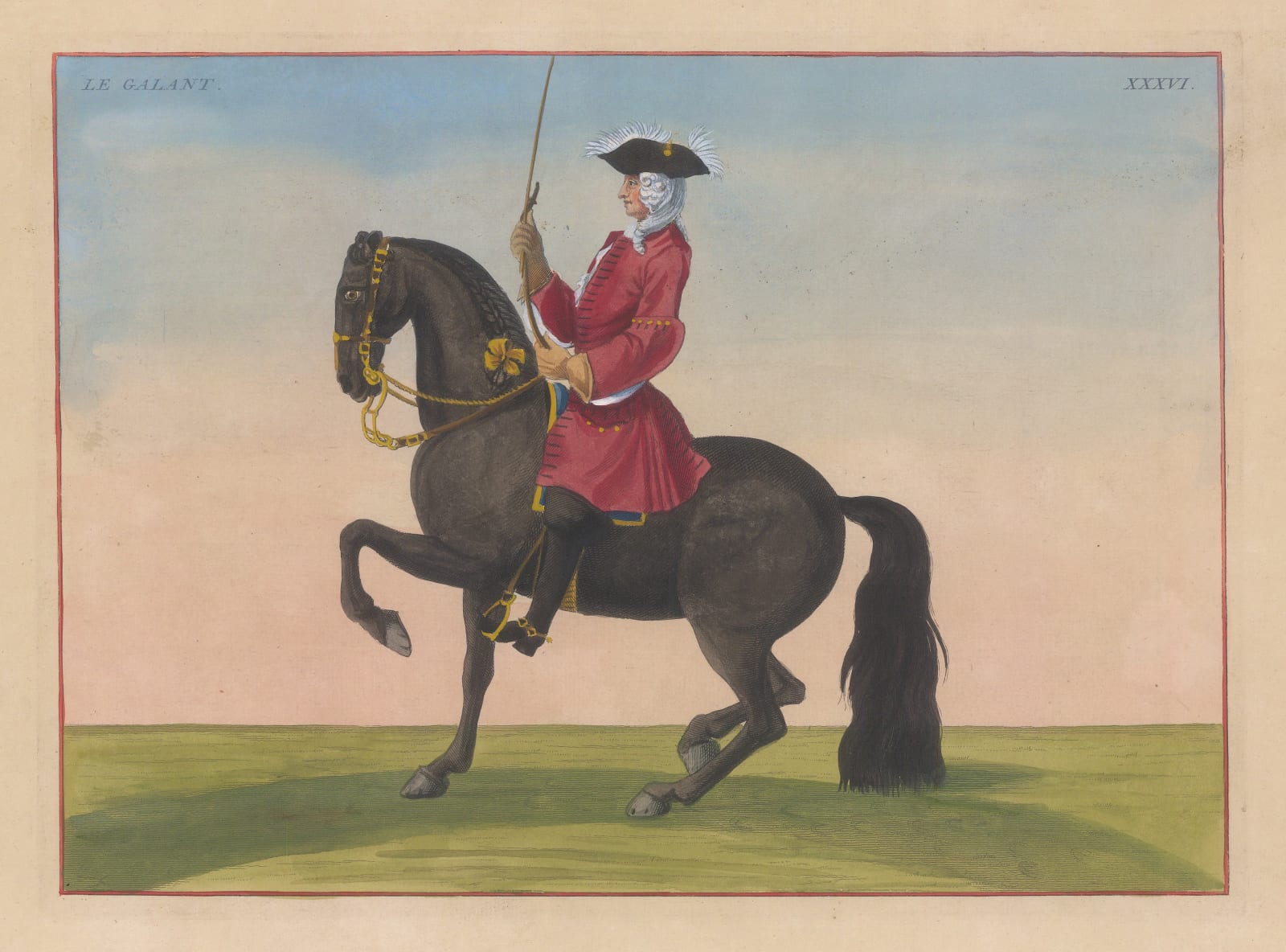 Baron Friedrich von Eisenberg, Horses - Dressage, 1727