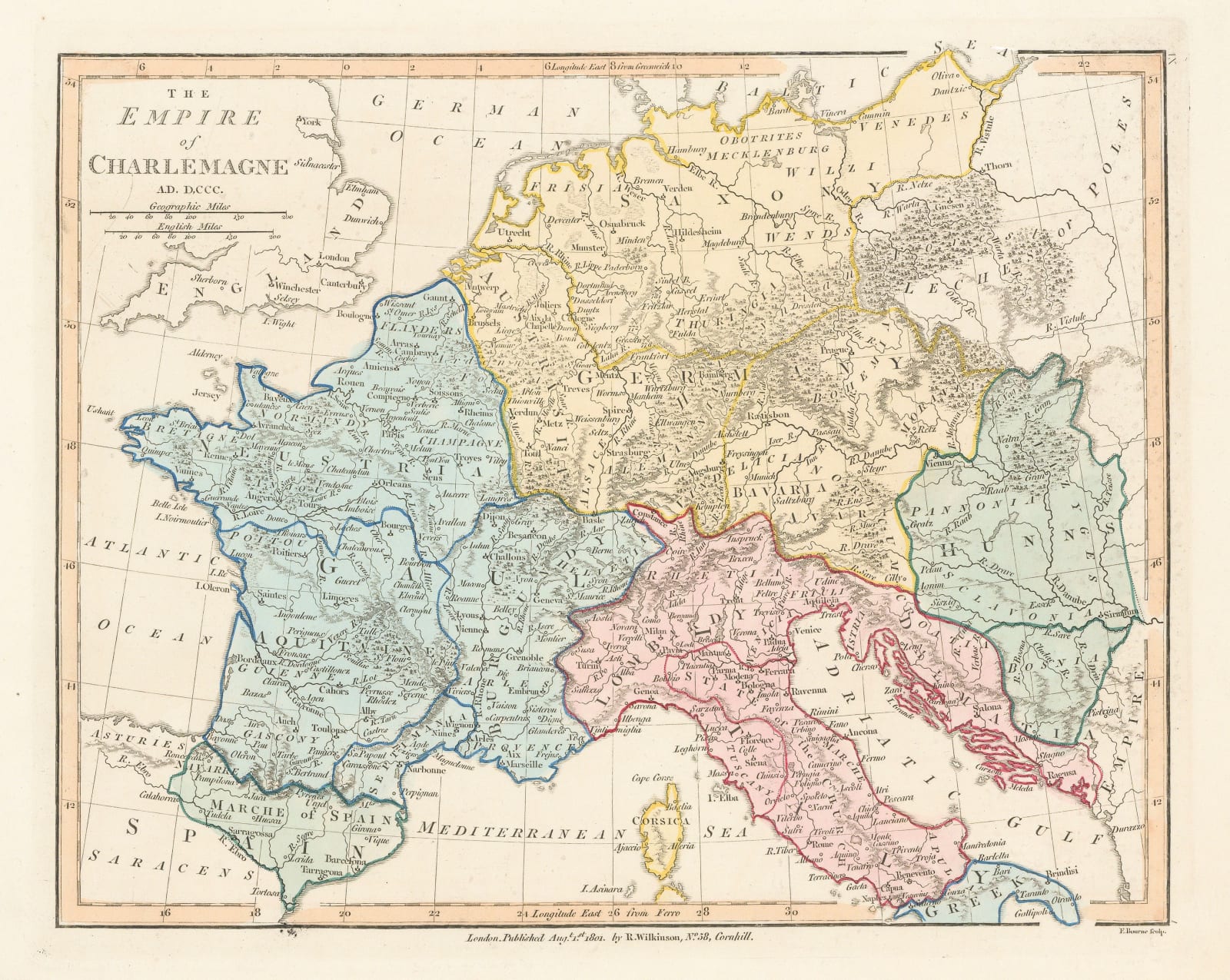 Robert Wilkinson, The Empire of Charlemagne, 1842