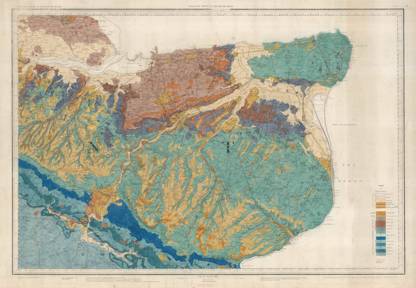 Ordnance Survey, Geological Survey of England and Wales, 1889