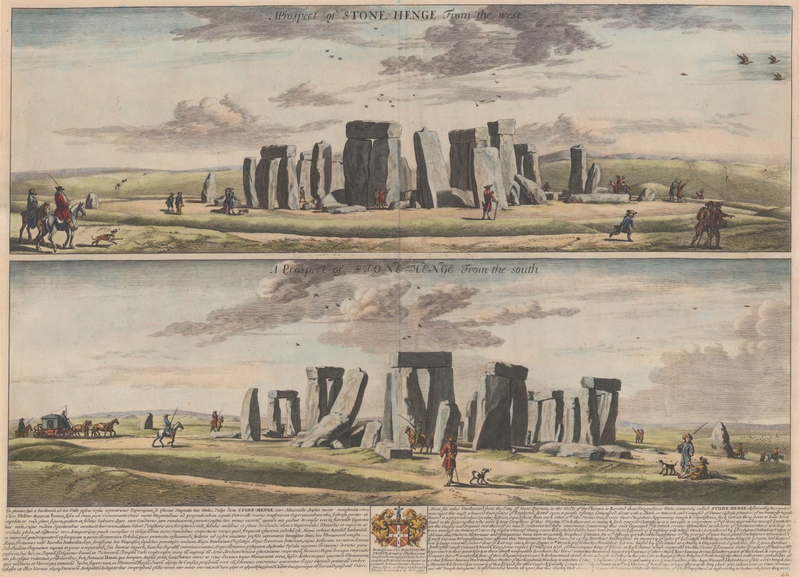 David Loggan, Stonehenge, Wiltshire, 1715