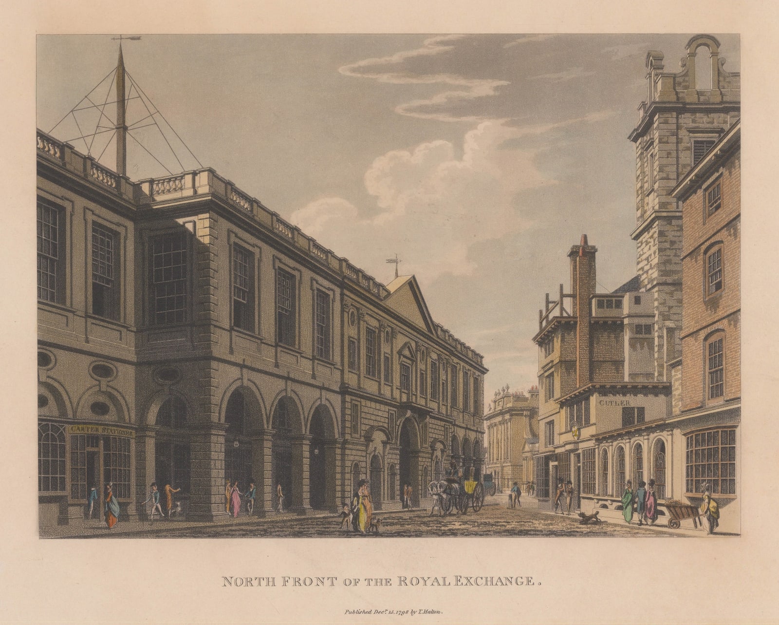 Thomas Malton, London - Royal Exchange, 1800