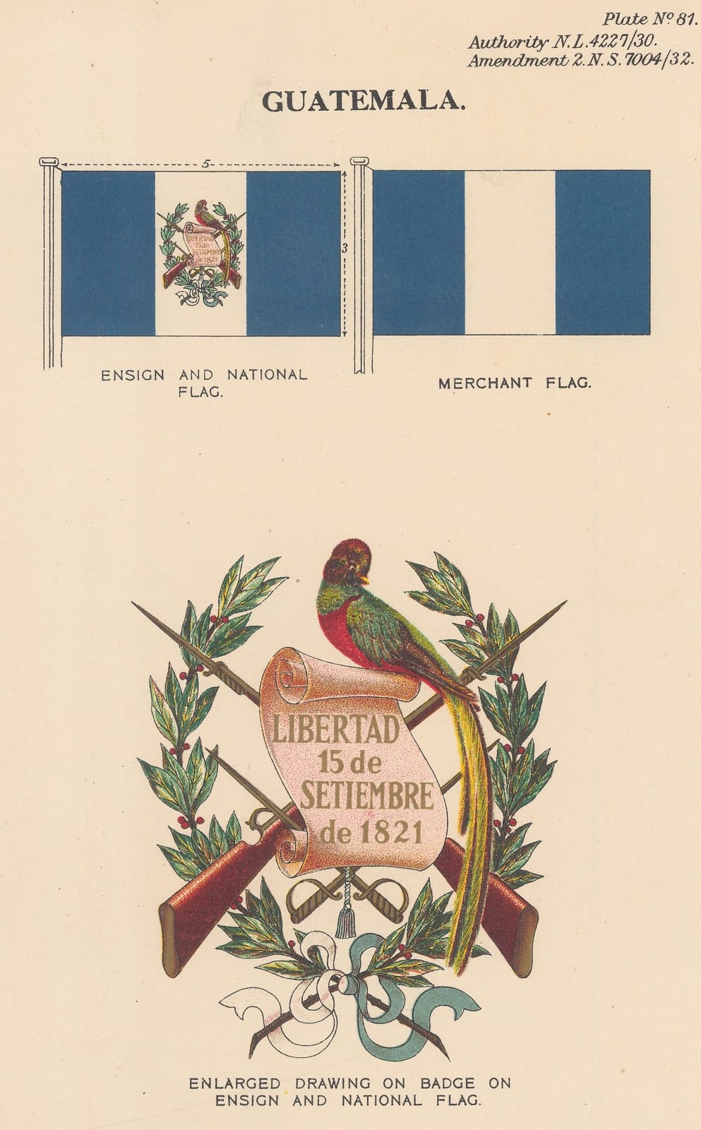 Malby & Sons, Guatemala - Flags, 1930 c.