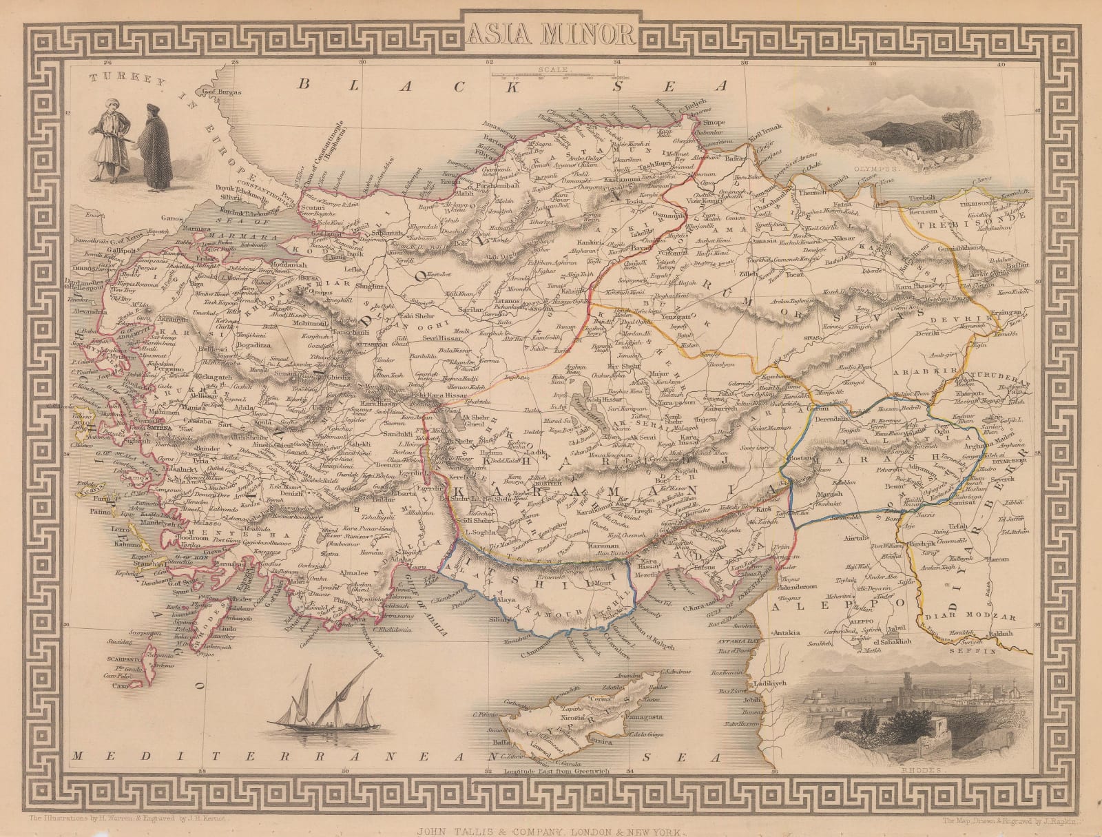 John Tallis, Asia Minor, 1851