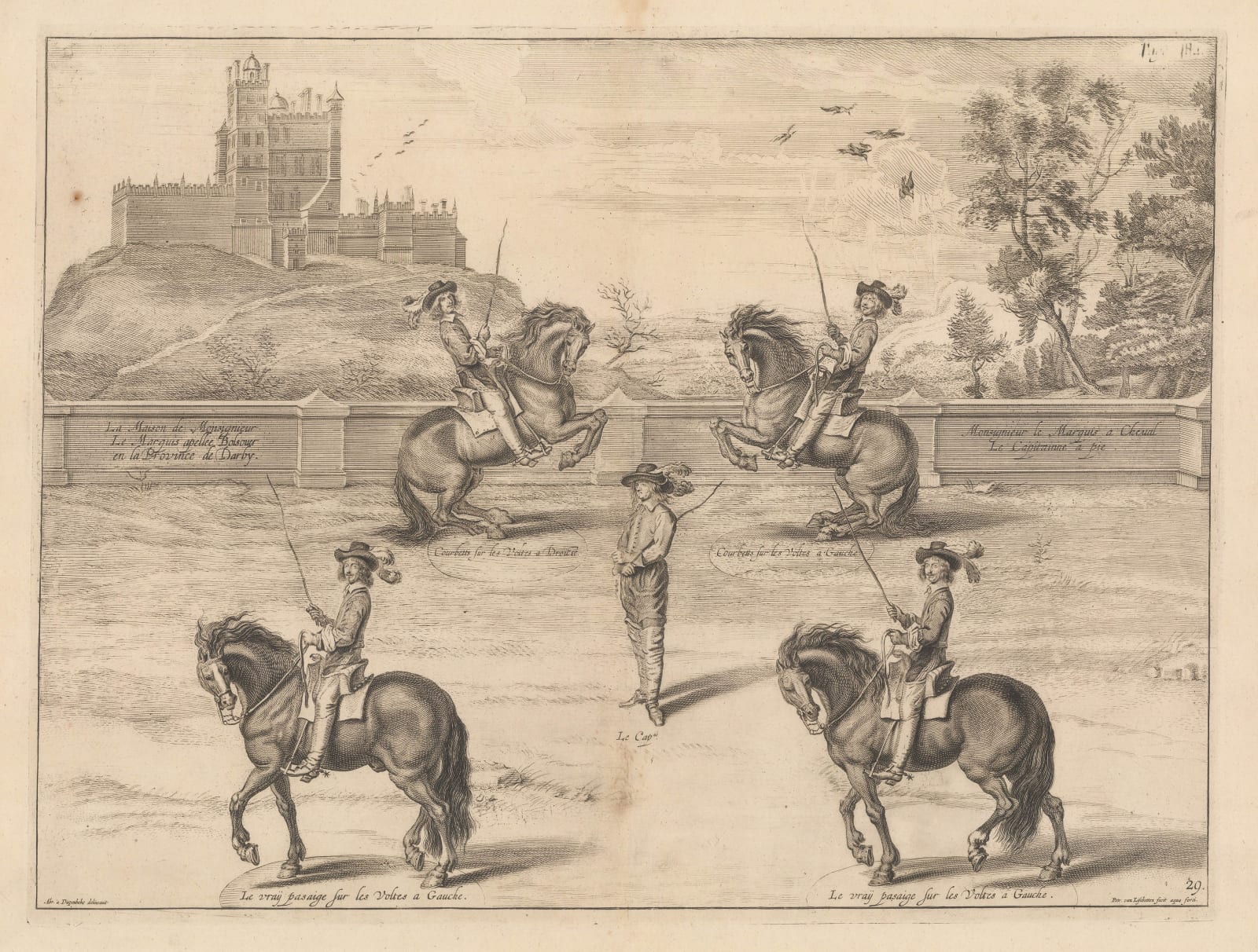 Duke of Newcastle, Horses - Dressage, 1743
