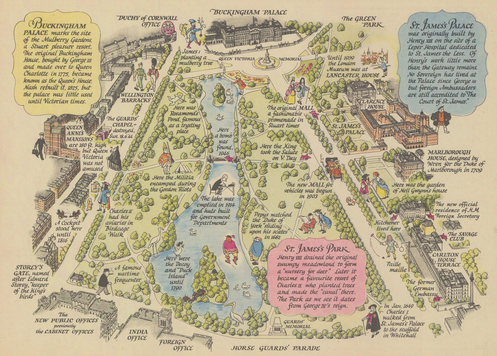 J.P. Sayer, St James's Park, 1947