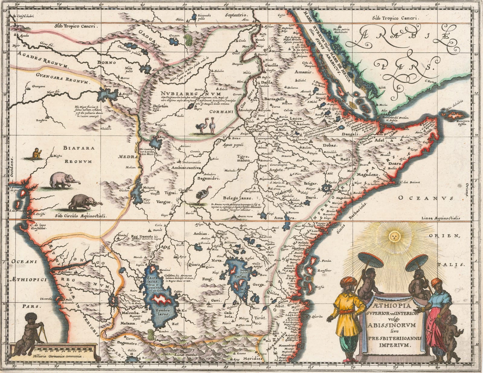 Matthäus Merian, The Empire of Prester John, 1644