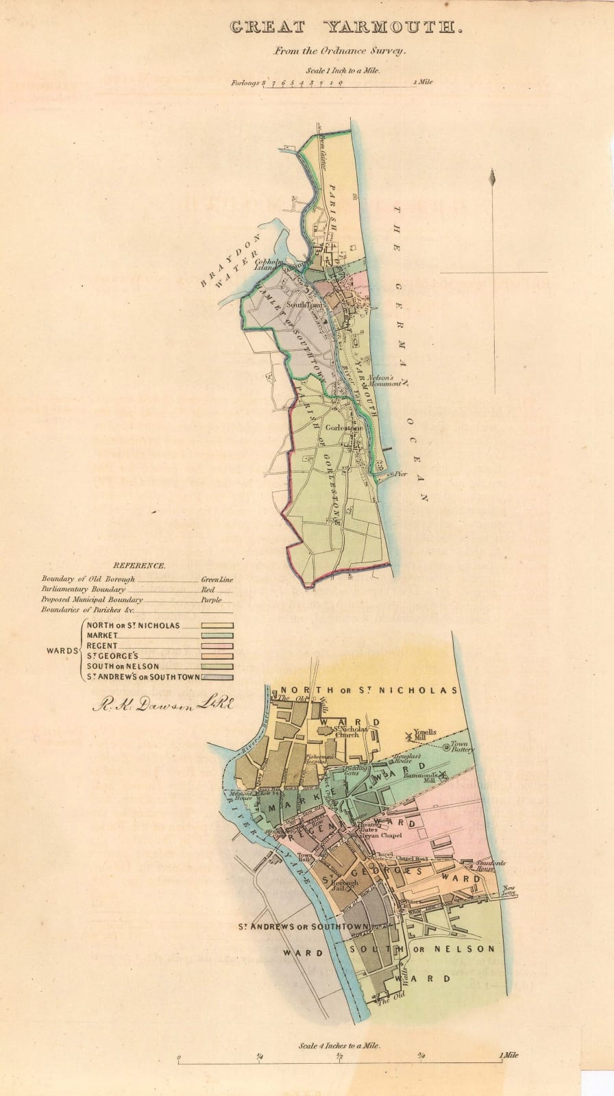 Robert Kearsley Dawson, Great Yarmouth, 1832