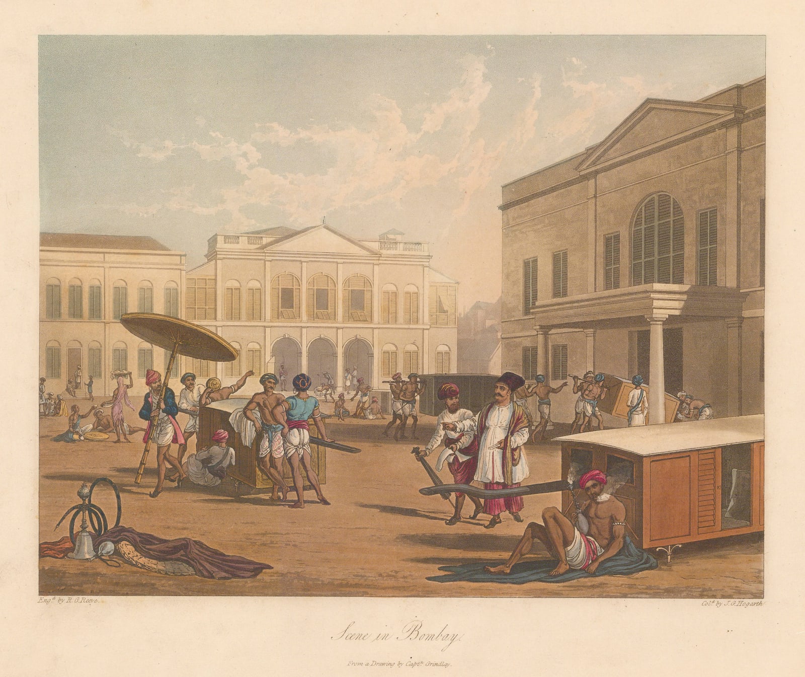 Capt. Robert Grindlay, India - Bombay / Mumbai, Bombay Green, 1830