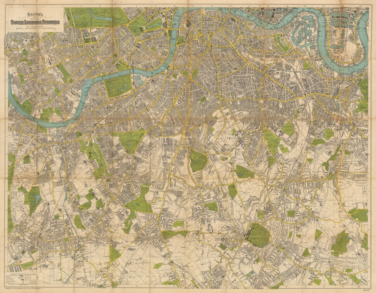 George W. Bacon, South London & Suburbs, 1930 c.