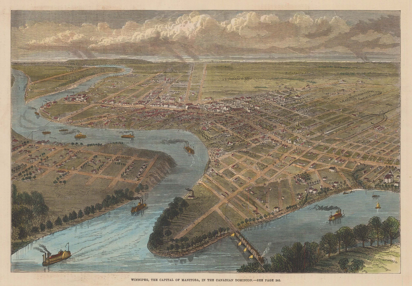 Illustrated London News (ILN), Manitoba - Winnipeg, 1881