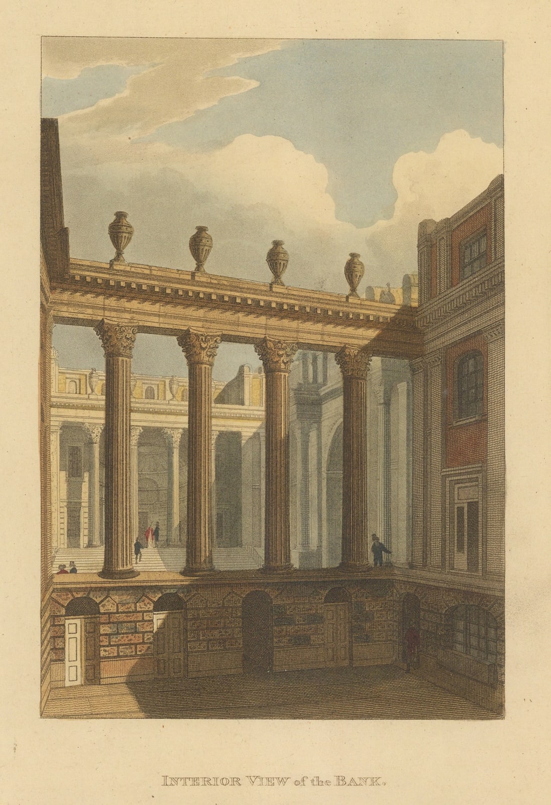 John Papworth, London - Bank of England, 1816