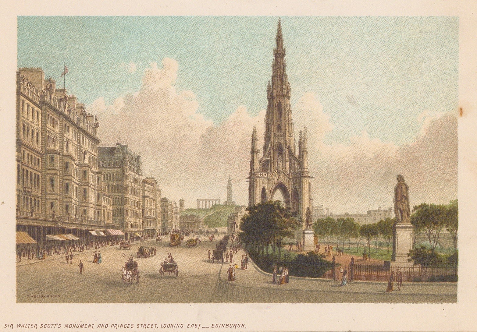 Thomas Nelson, Scotland - Edinburgh, Princes Street, 1889