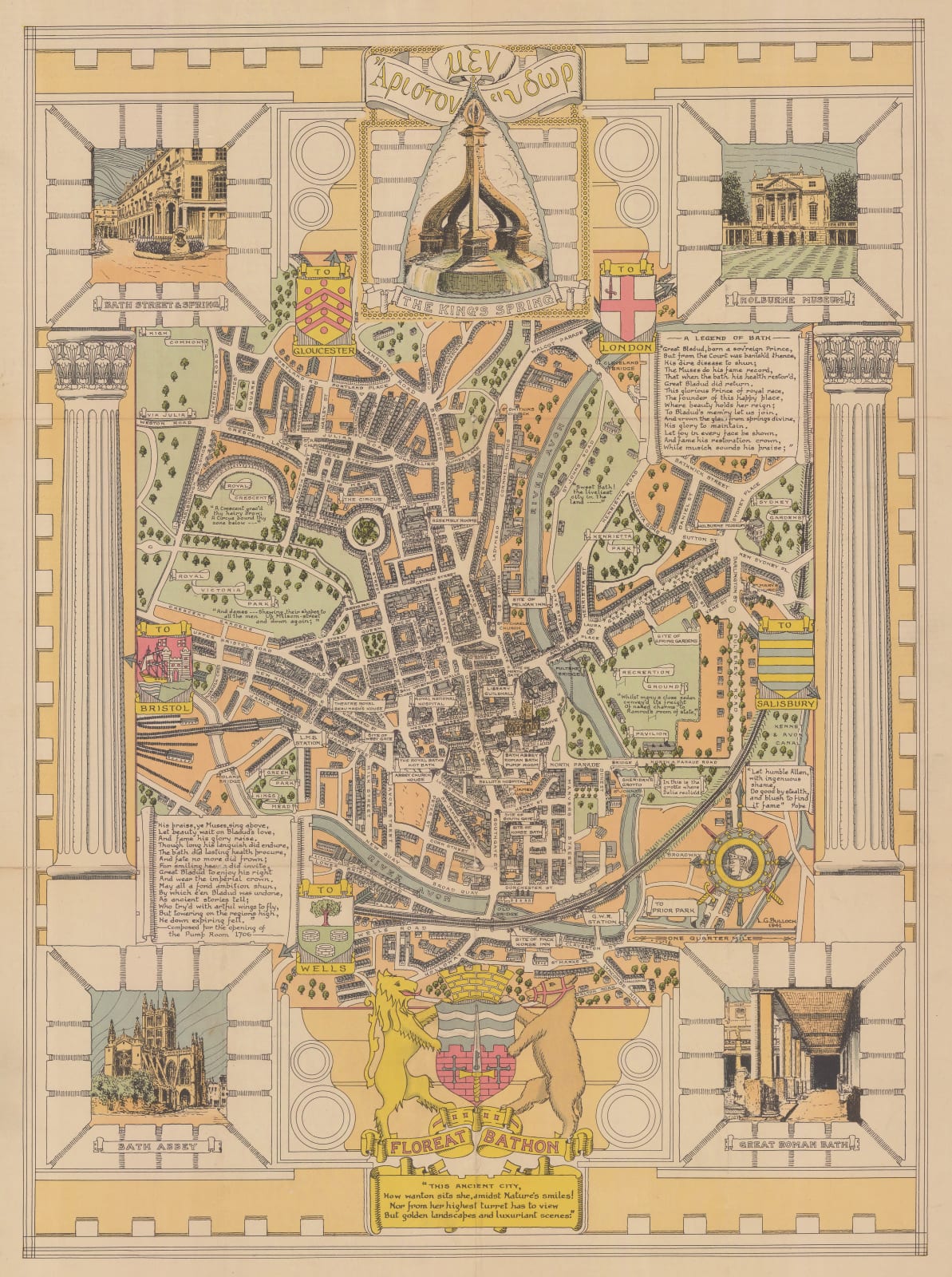 Leslie Bullock, Bath, 1951