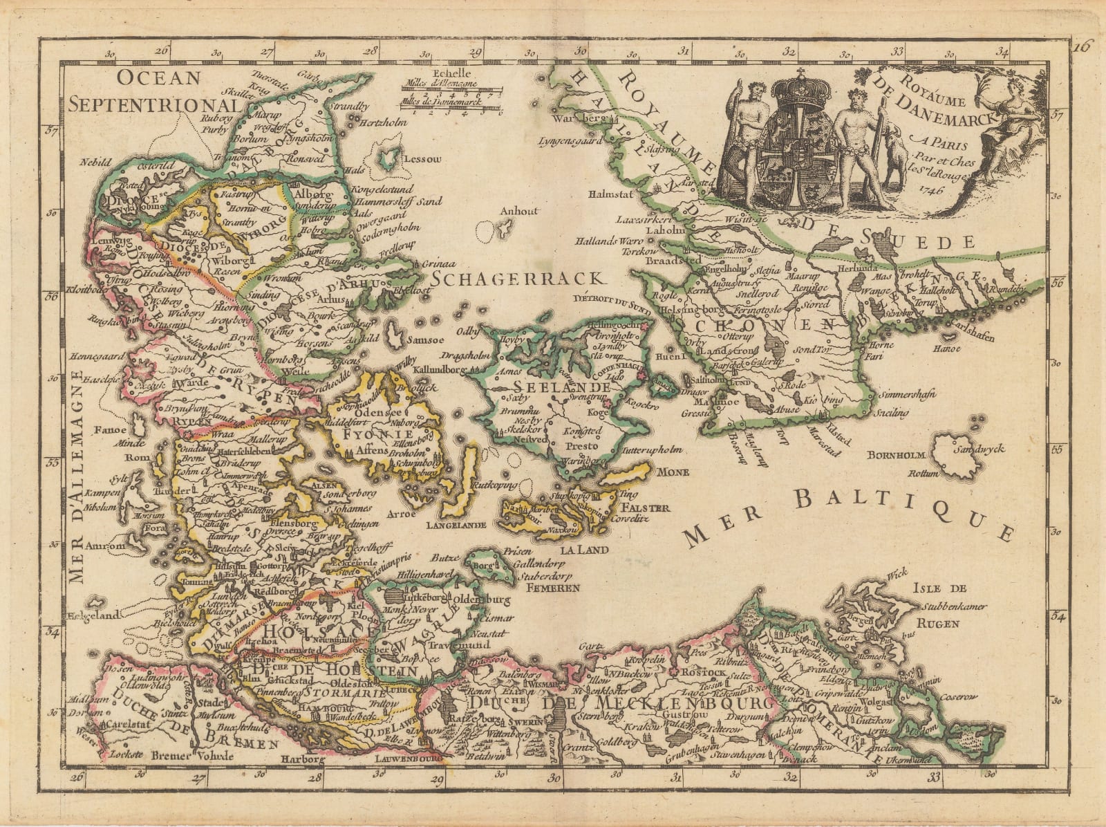 Georges-Louis Le Rouge, Denmark, 1746