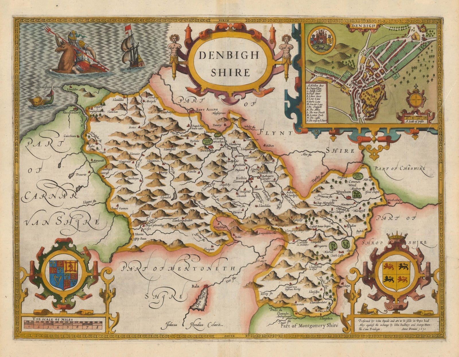 John Speed, Denbighshire, 1611
