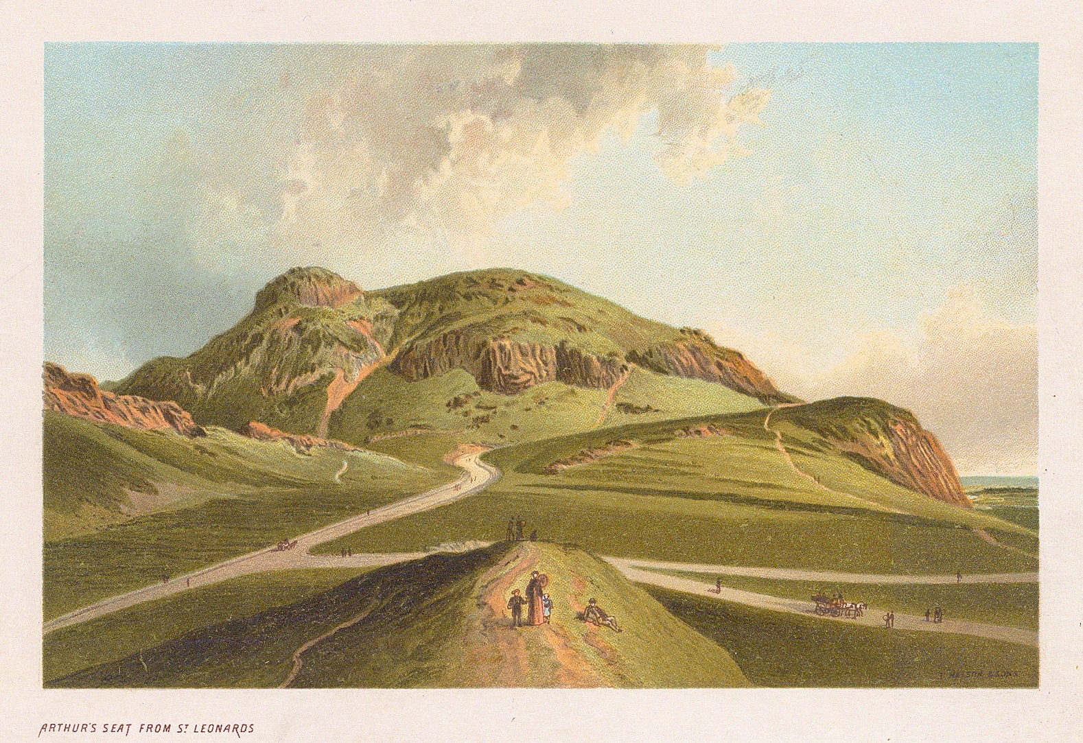 Thomas Nelson, Scotland - Edinburgh, Arthur's Seat, 1889