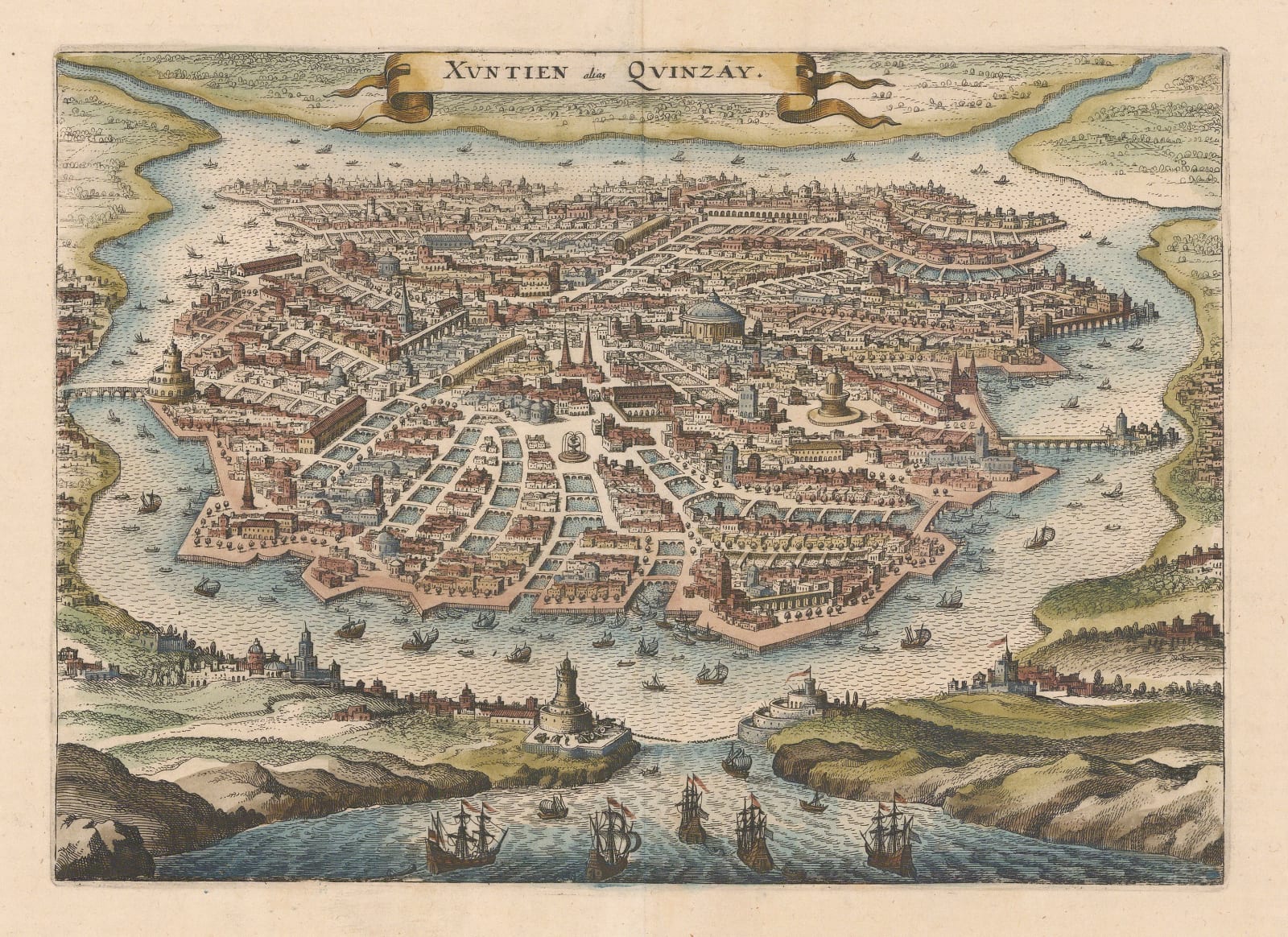 Matthäus Merian, Hangzhou, 1640 c.