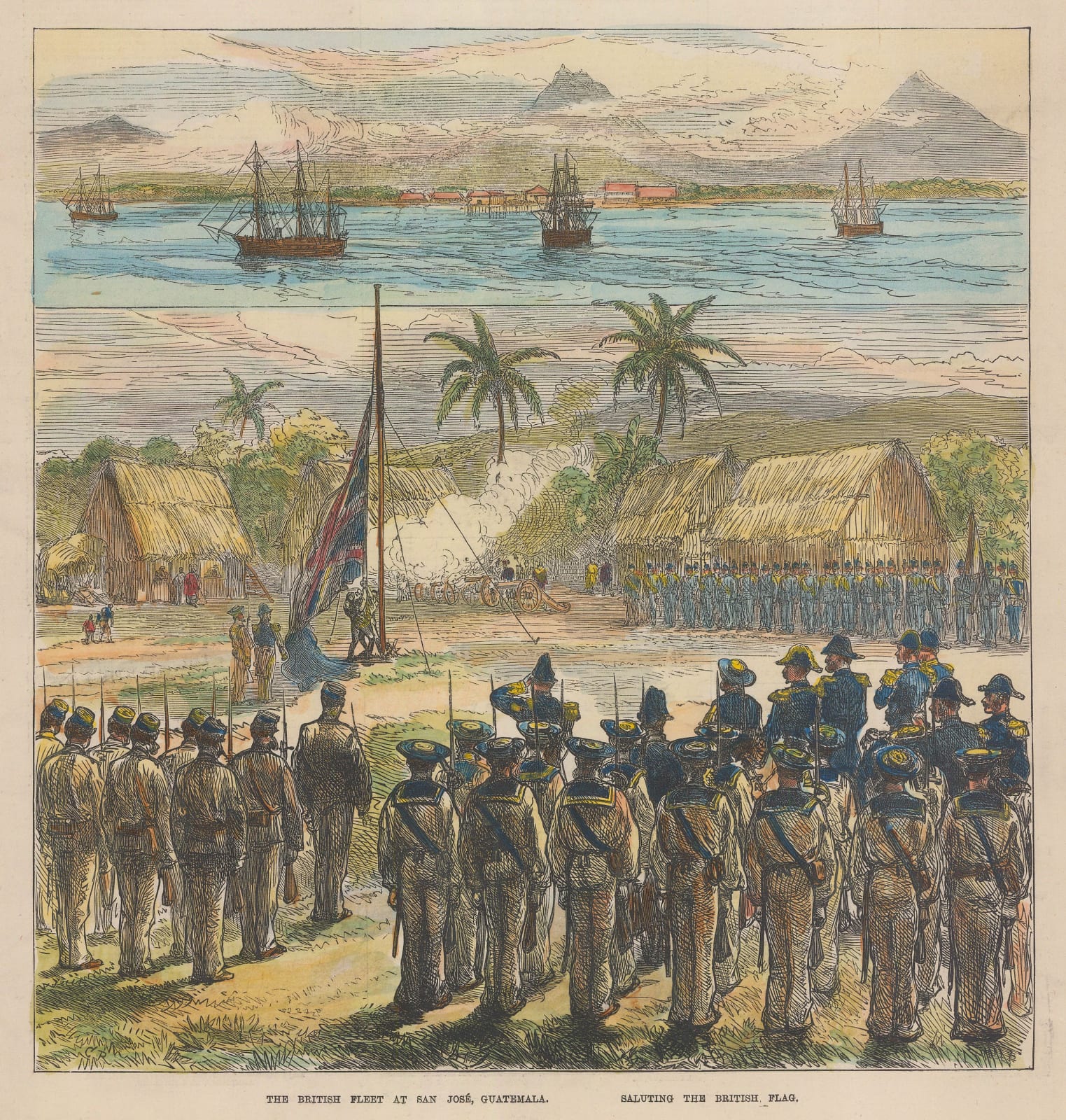 Illustrated London News (ILN), Guatemala - San Jose de Guatemala, 1874 c