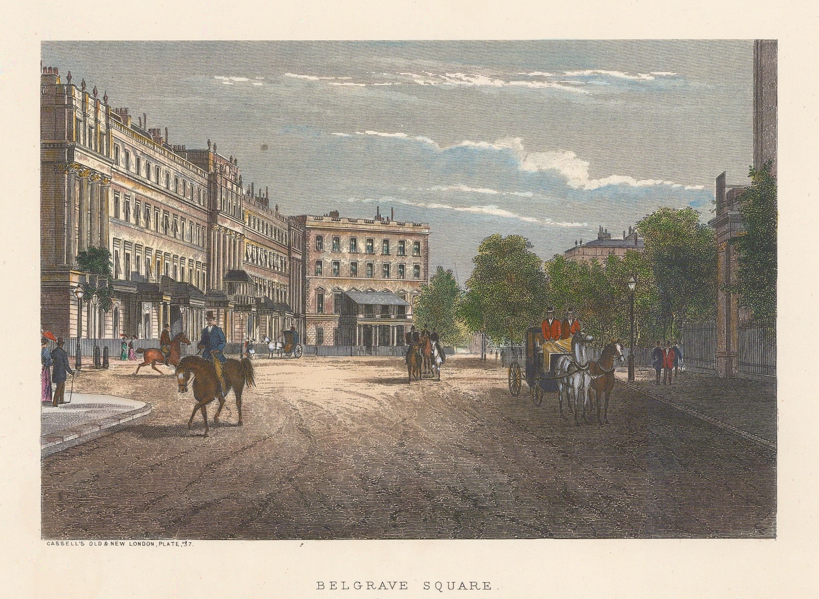 John Cassell, London - Belgrave Square, 1883 c.