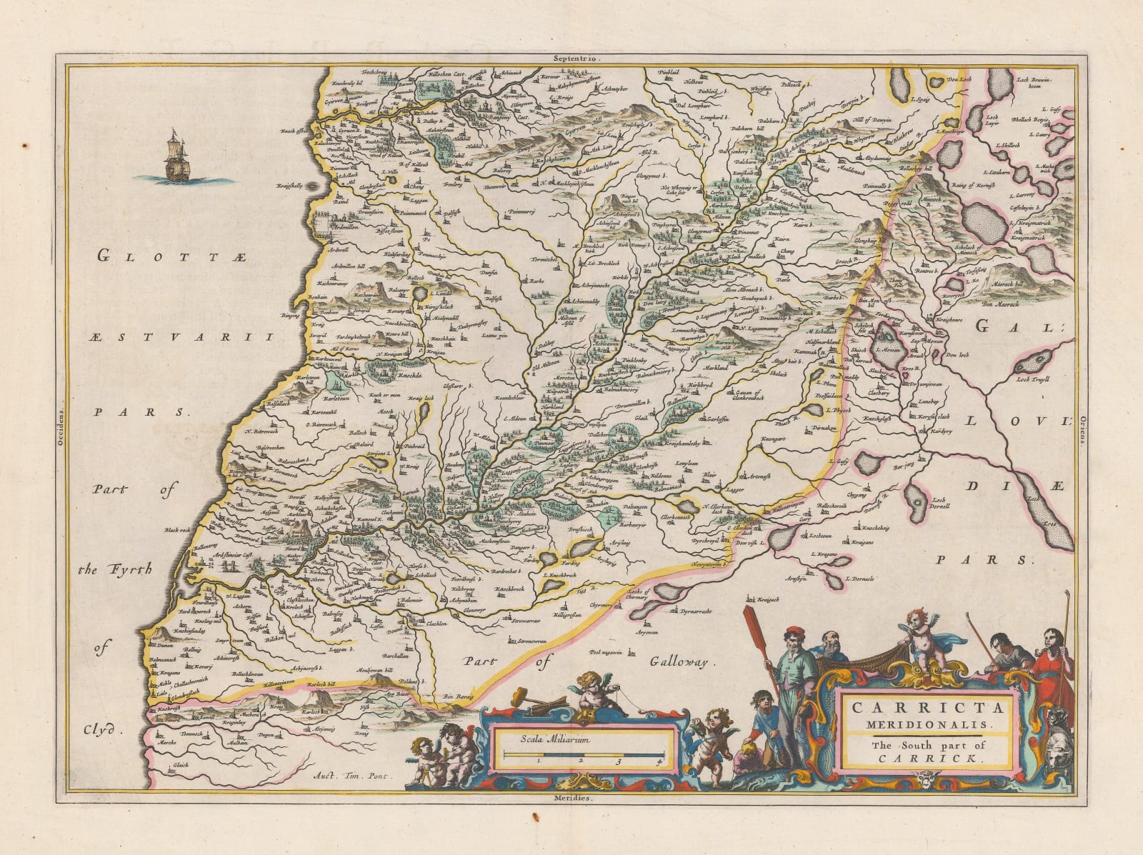 Willem & Jan Blaeu, South Ayrshire, 1650 (c.)